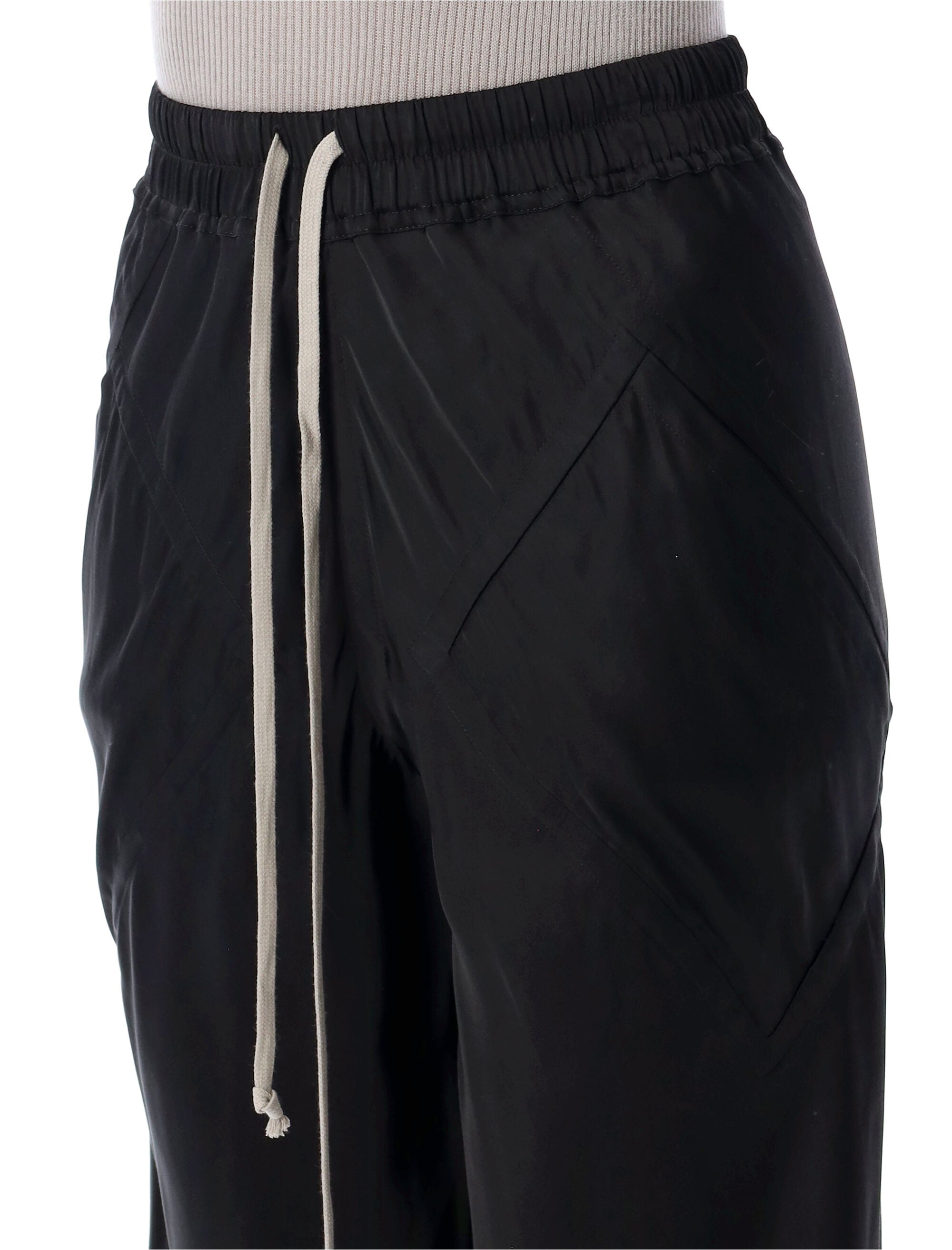 Concordians drawstring Bias Black Acetate Pant