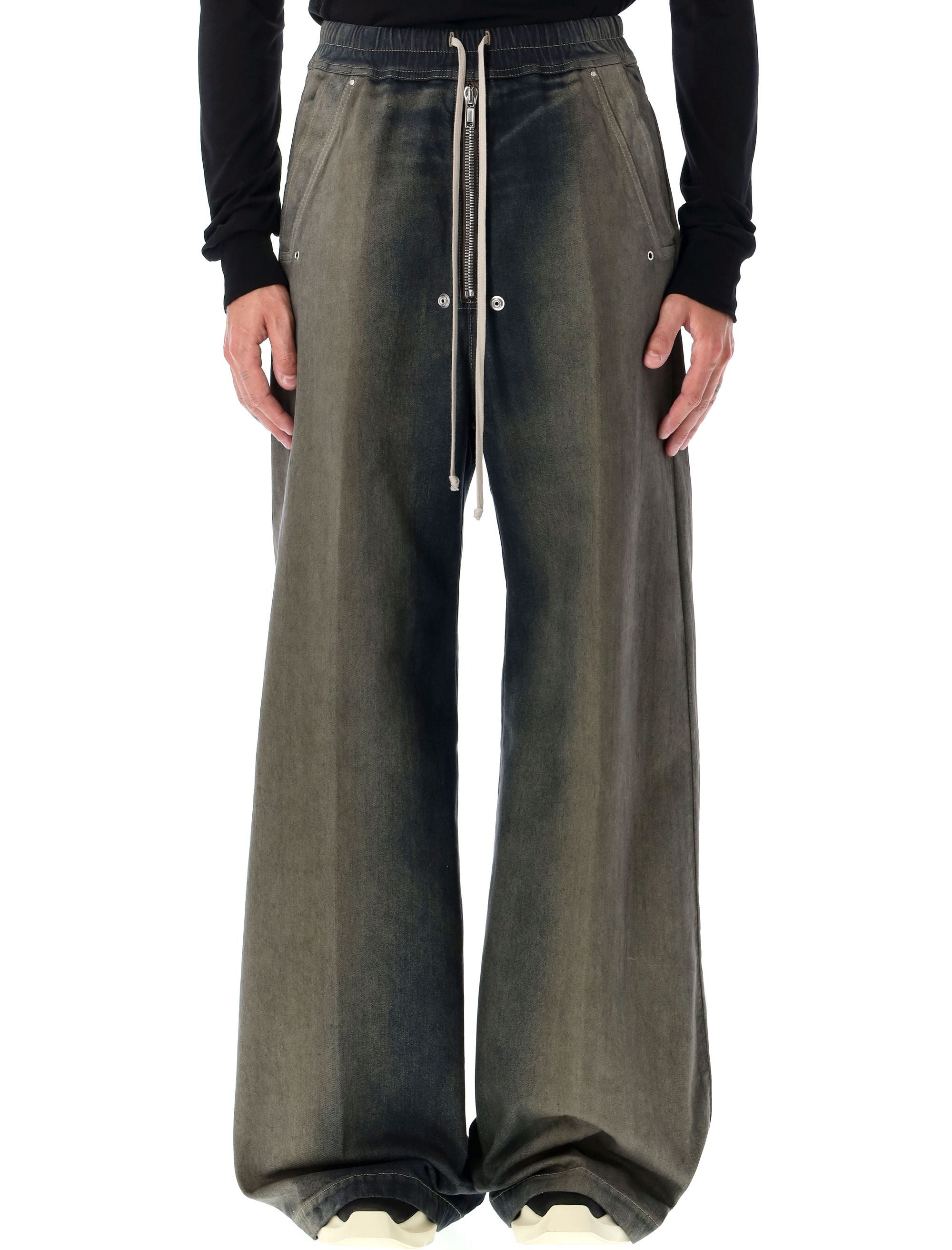 Wide Bela pants Dark Dust Degrade Cotton