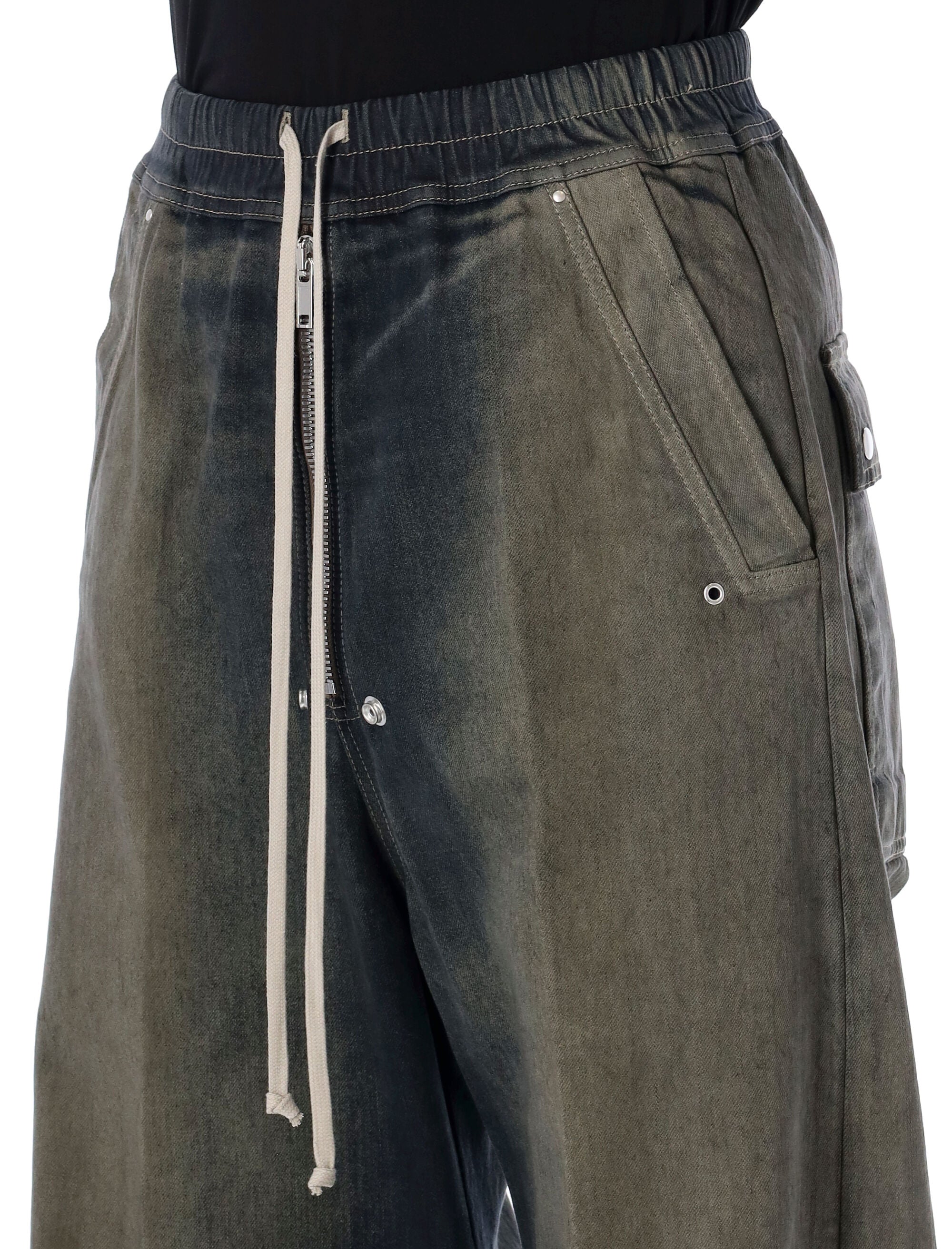 Wide Bela pants Dark Dust Degrade Cotton