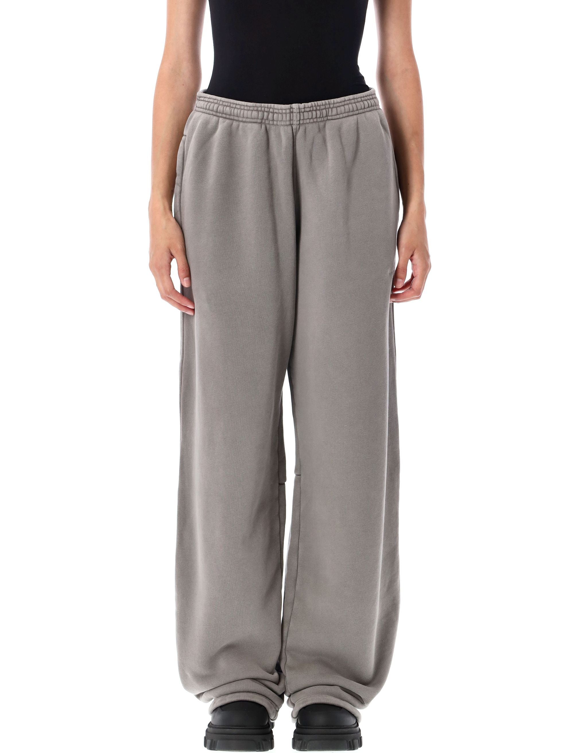 Articulated leg sweatpant Washed Cement Cotton Sweatpants