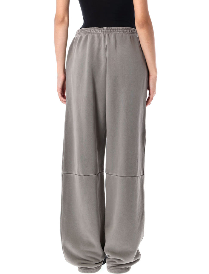 Articulated leg sweatpant Washed Cement Cotton Sweatpants