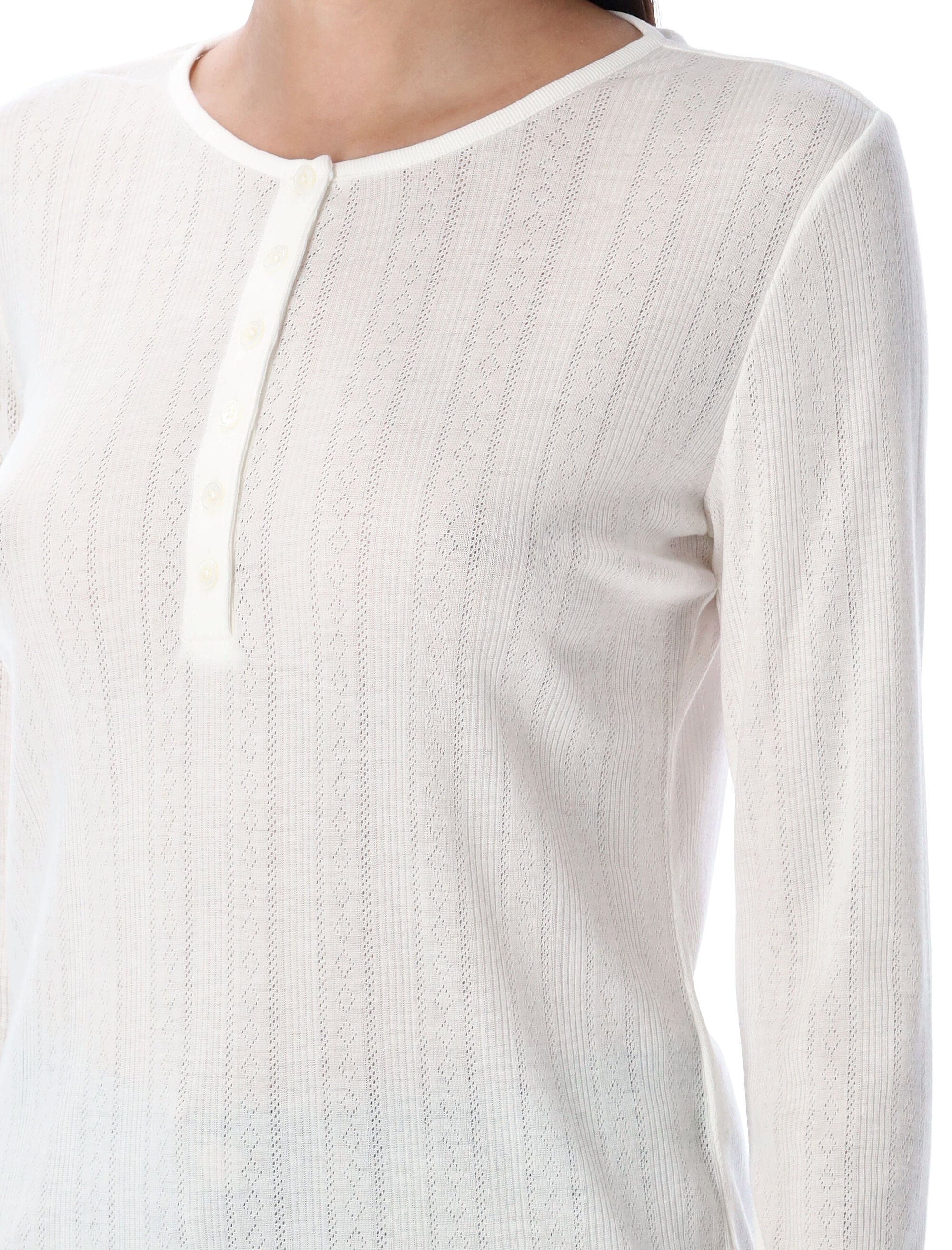 Pia long sleeves t-shirt Off White Polyester