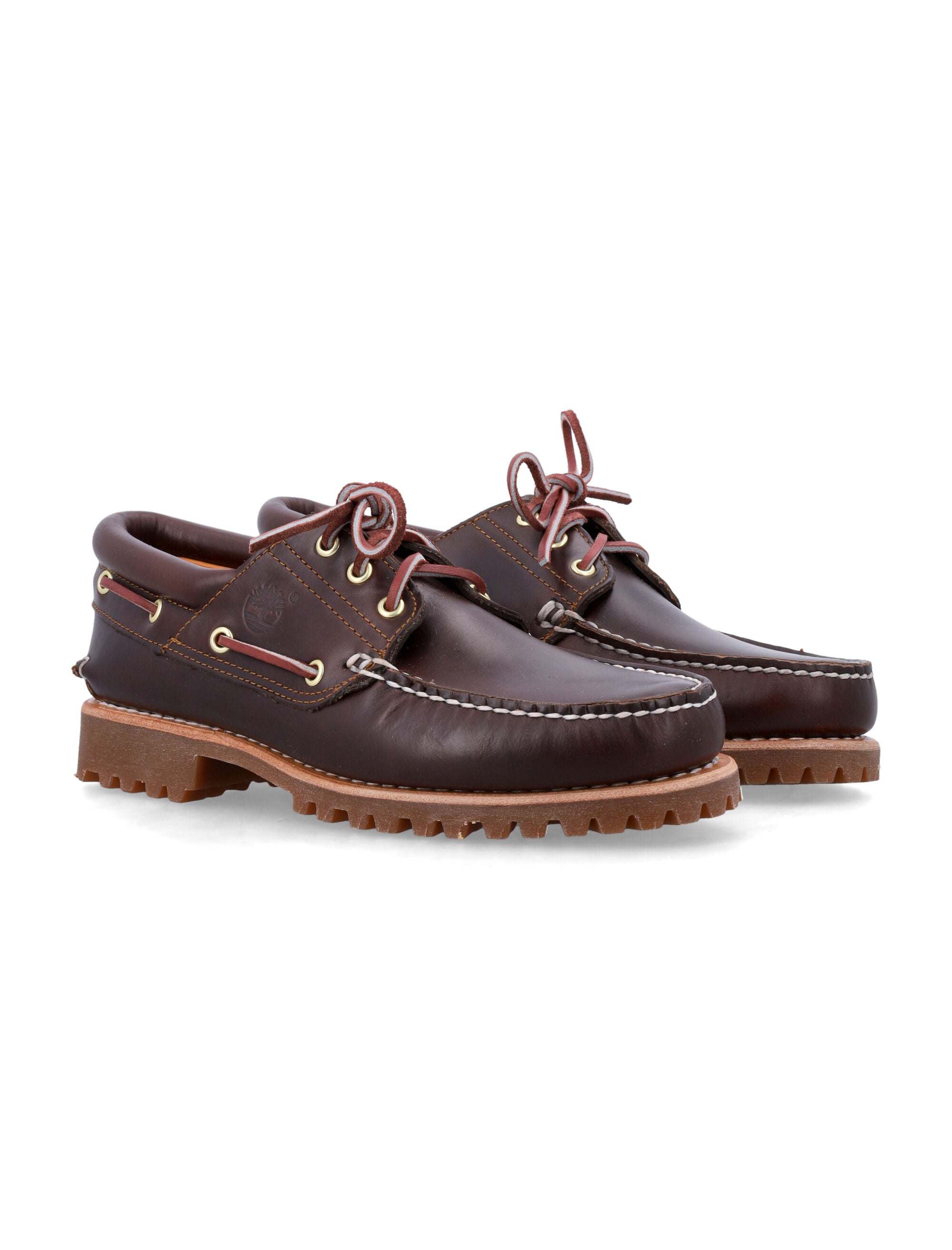 Timberland Noreen Boat Loafers Brown Upper Flat Shoes