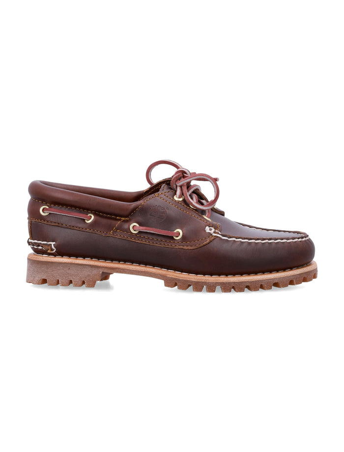 Noreen Boat shoe Brown Leather Sole Loafers