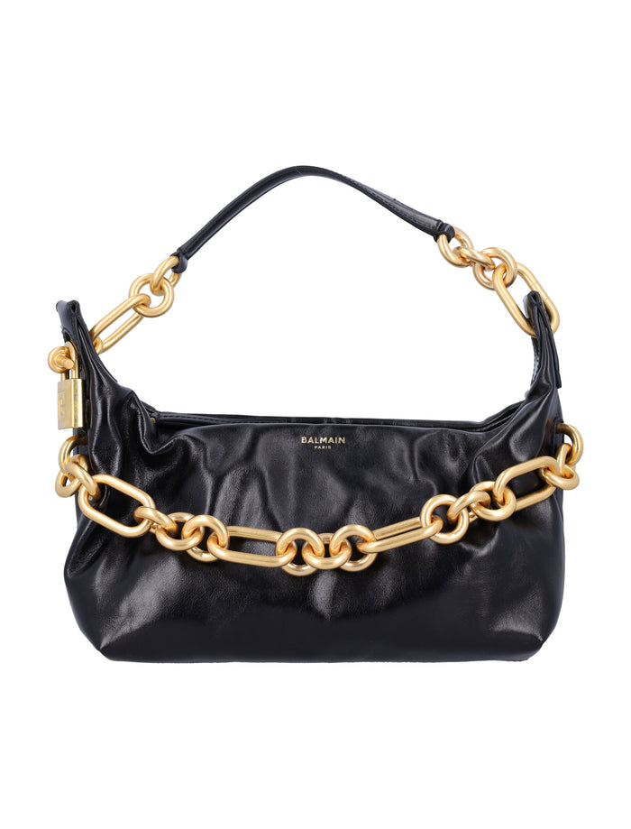 Sync medium bag Black Calf Leather Shoulder