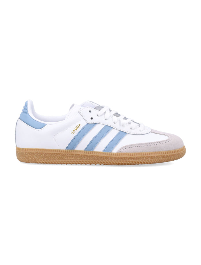 Kid - White Samba OG White/light Blue Sneaker