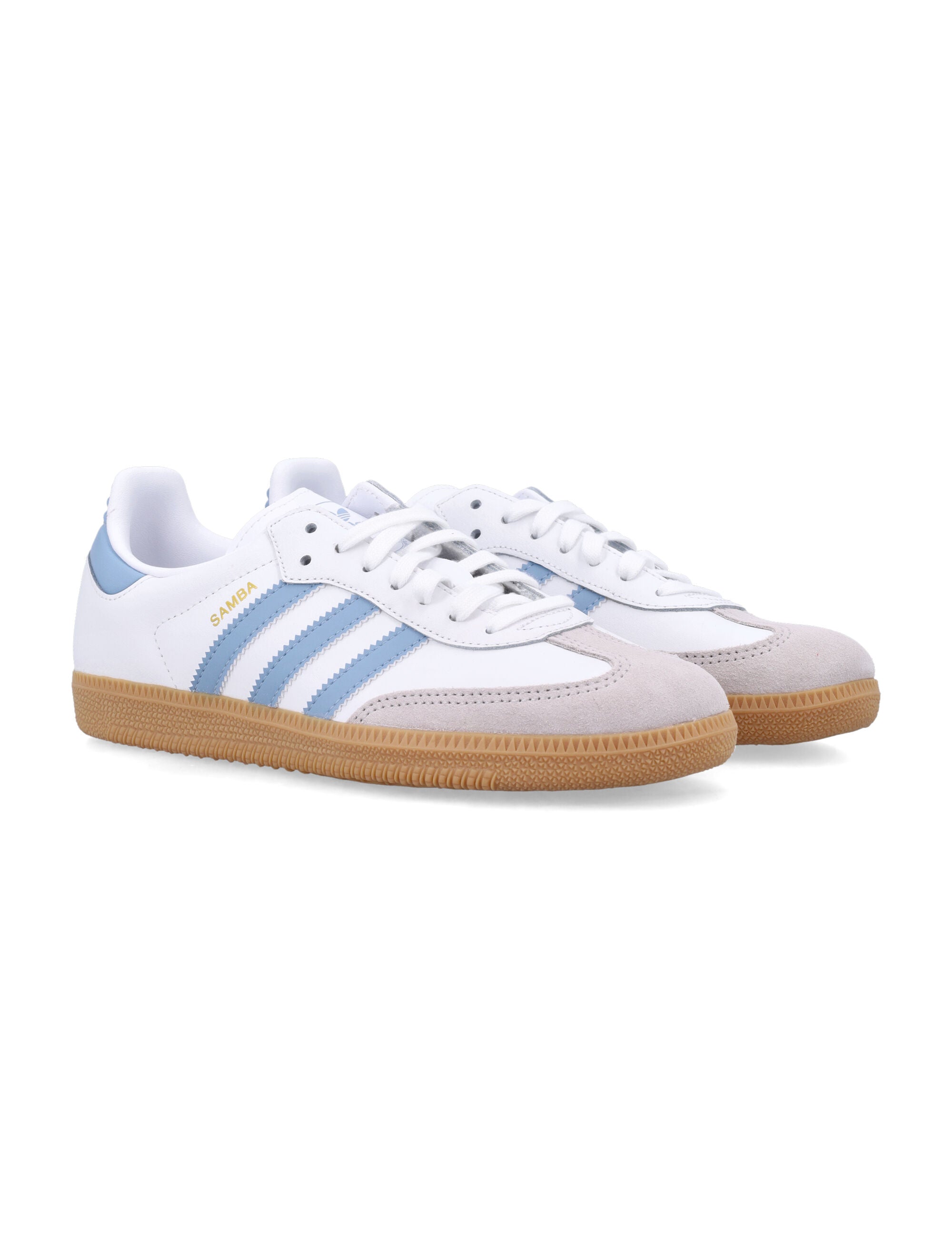 Kid - White Samba OG White/light Blue Sneaker