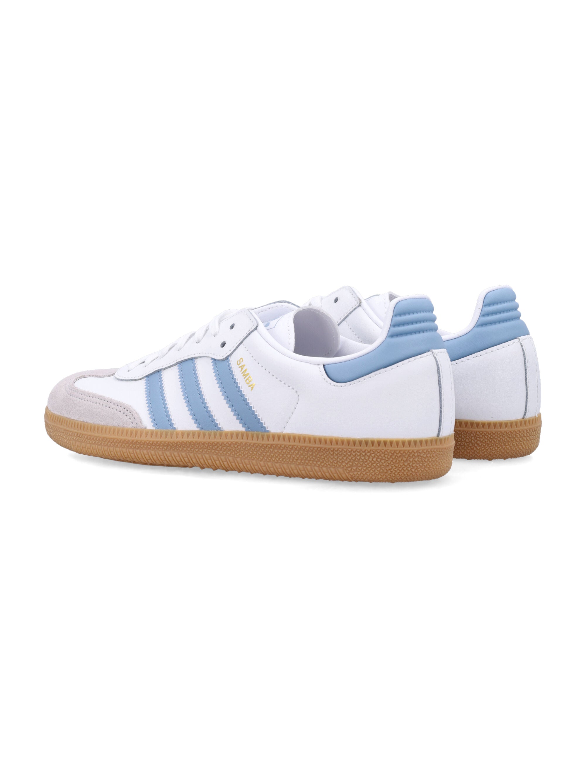 Kid - White Samba OG White/light Blue Sneaker