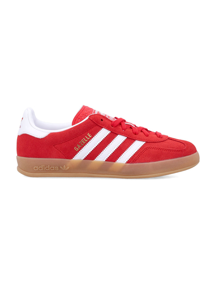 Kid - Gazelle Indoor Red/white Upper Sneaker
