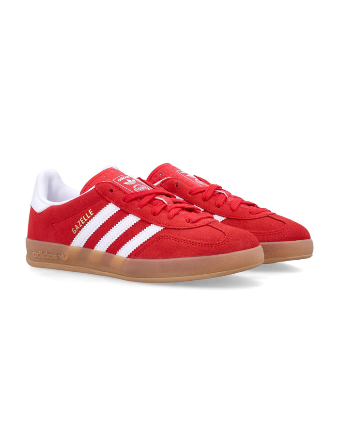 Kid - Gazelle Indoor Red/white Upper Sneaker