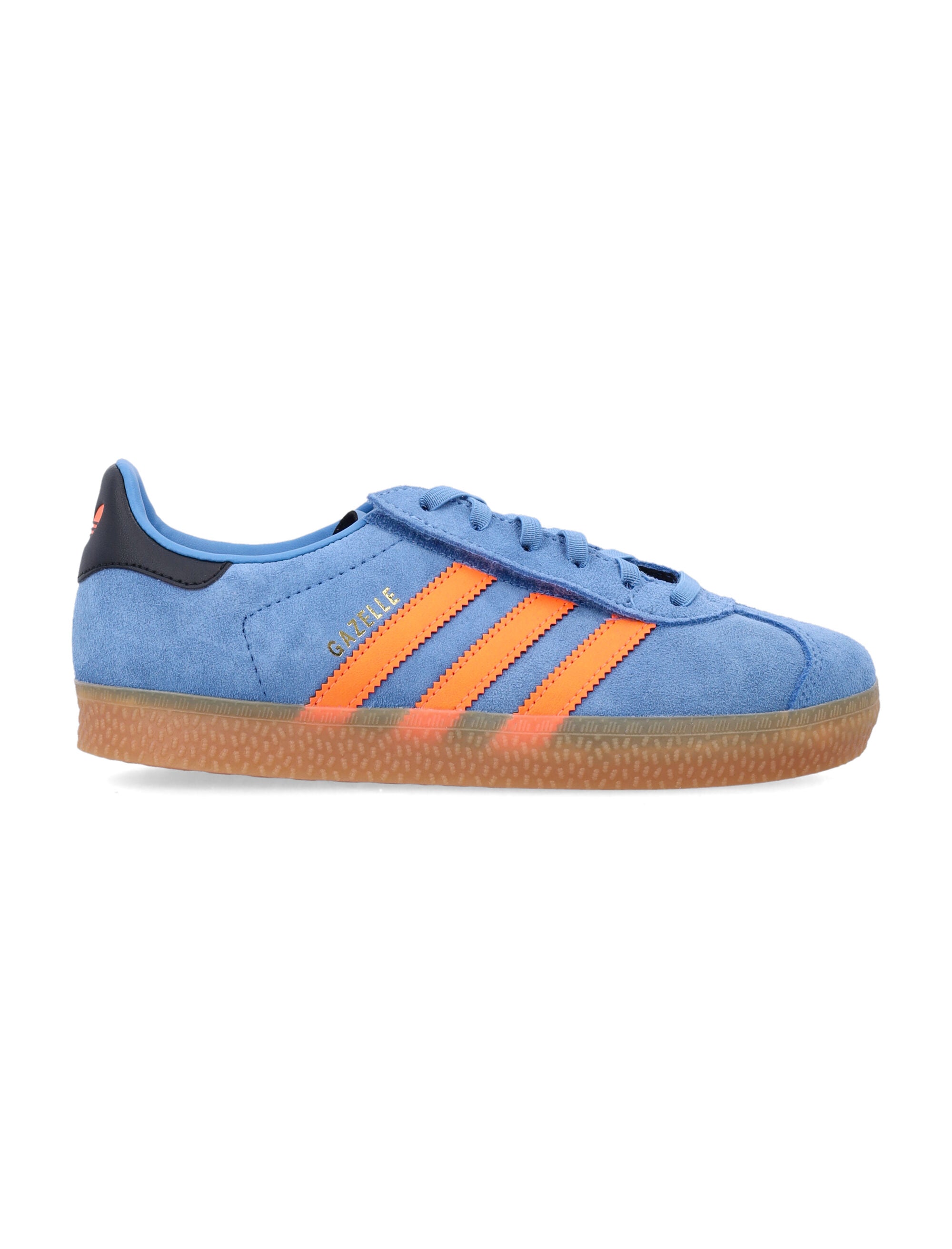 Kid - Gazelle Blue/orange Leather Sole Sneaker