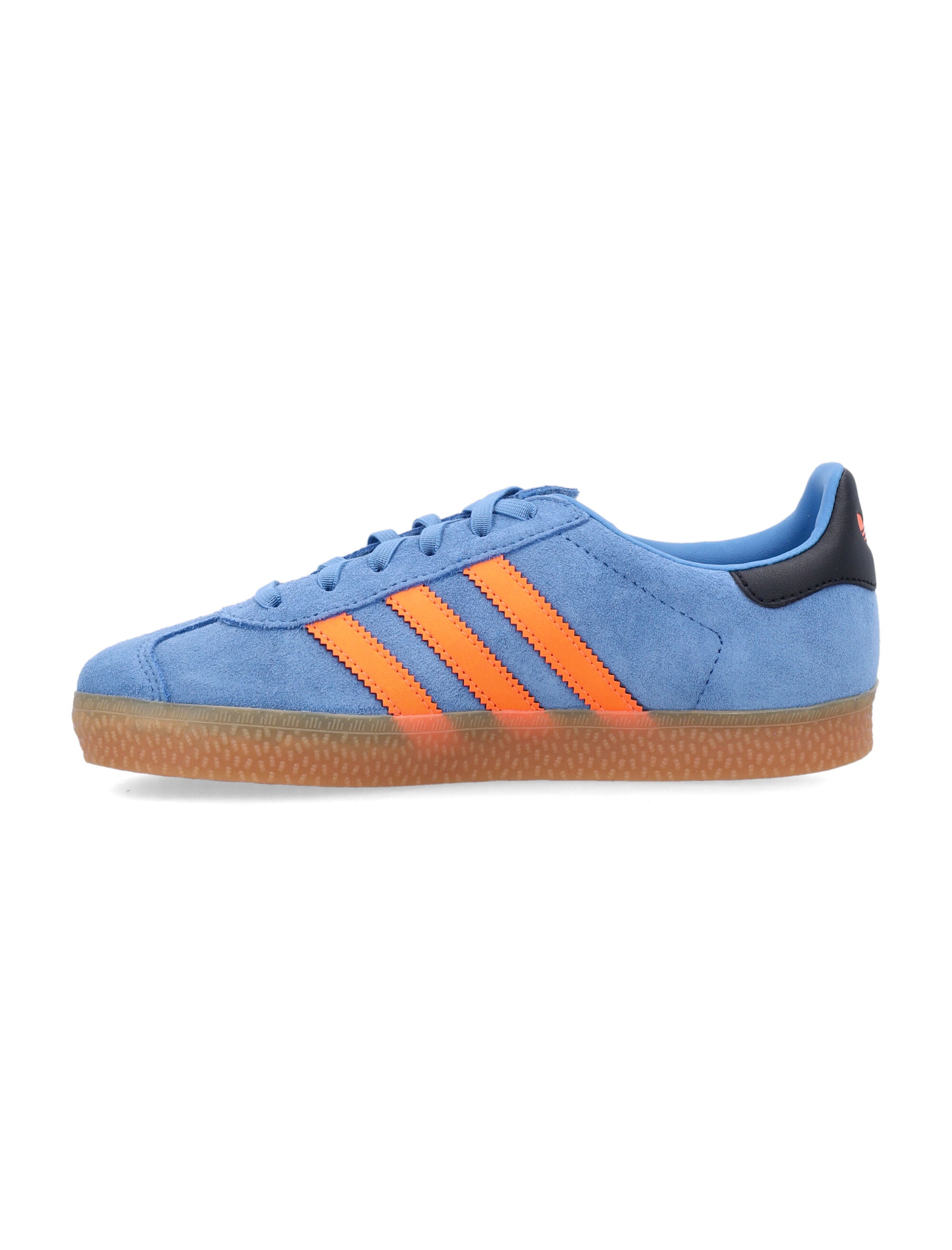 Kid - Gazelle Blue/orange Leather Sole Sneaker