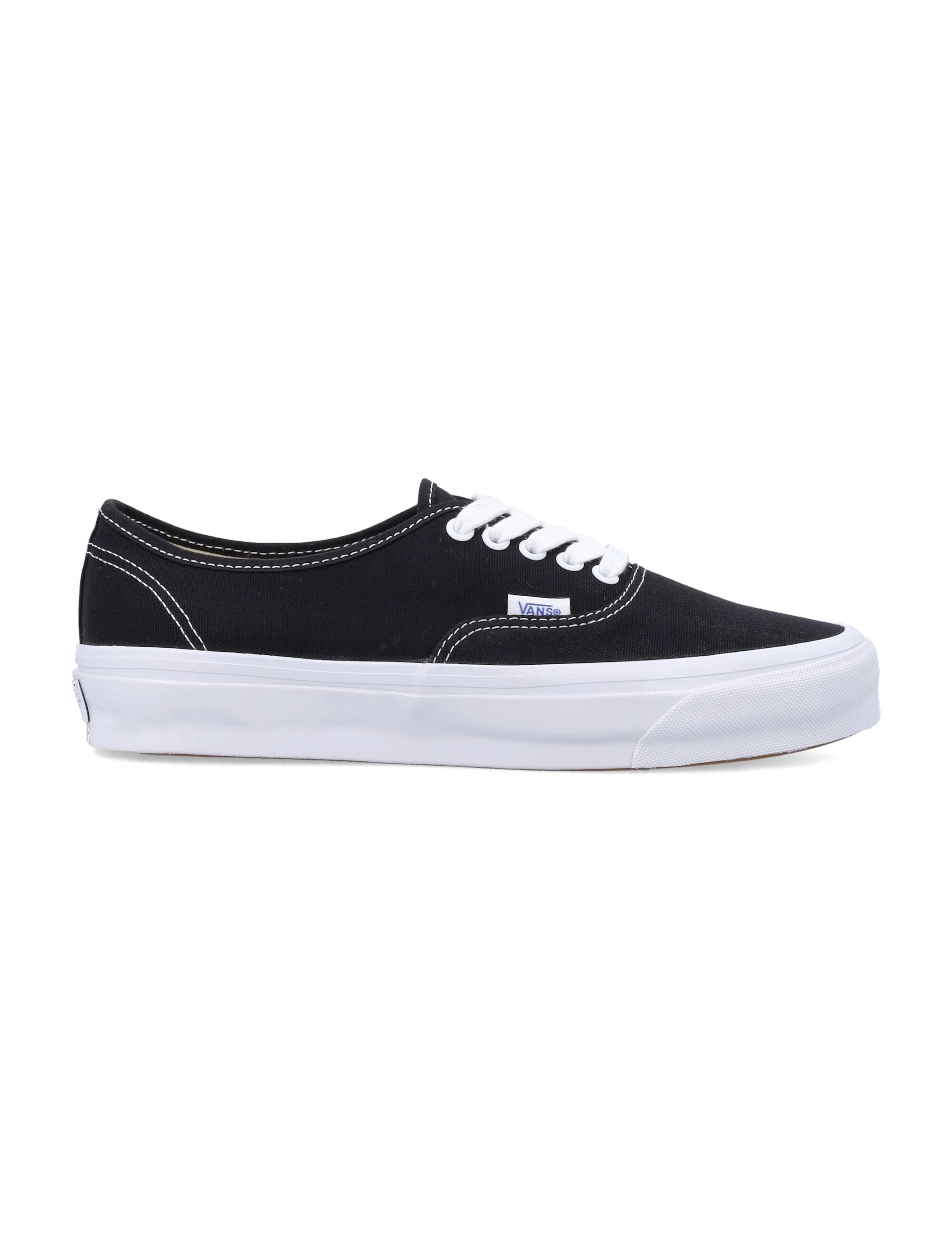 Black Canvas Authentic Reissue 44 Sneakers White Upper