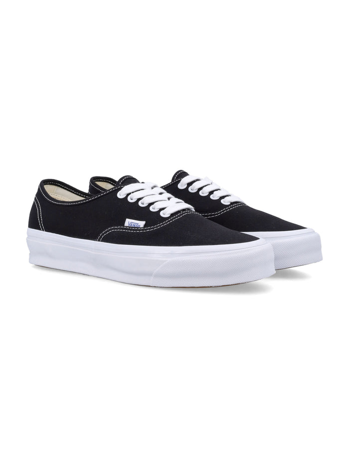 Black Canvas Authentic Reissue 44 Sneakers White Upper