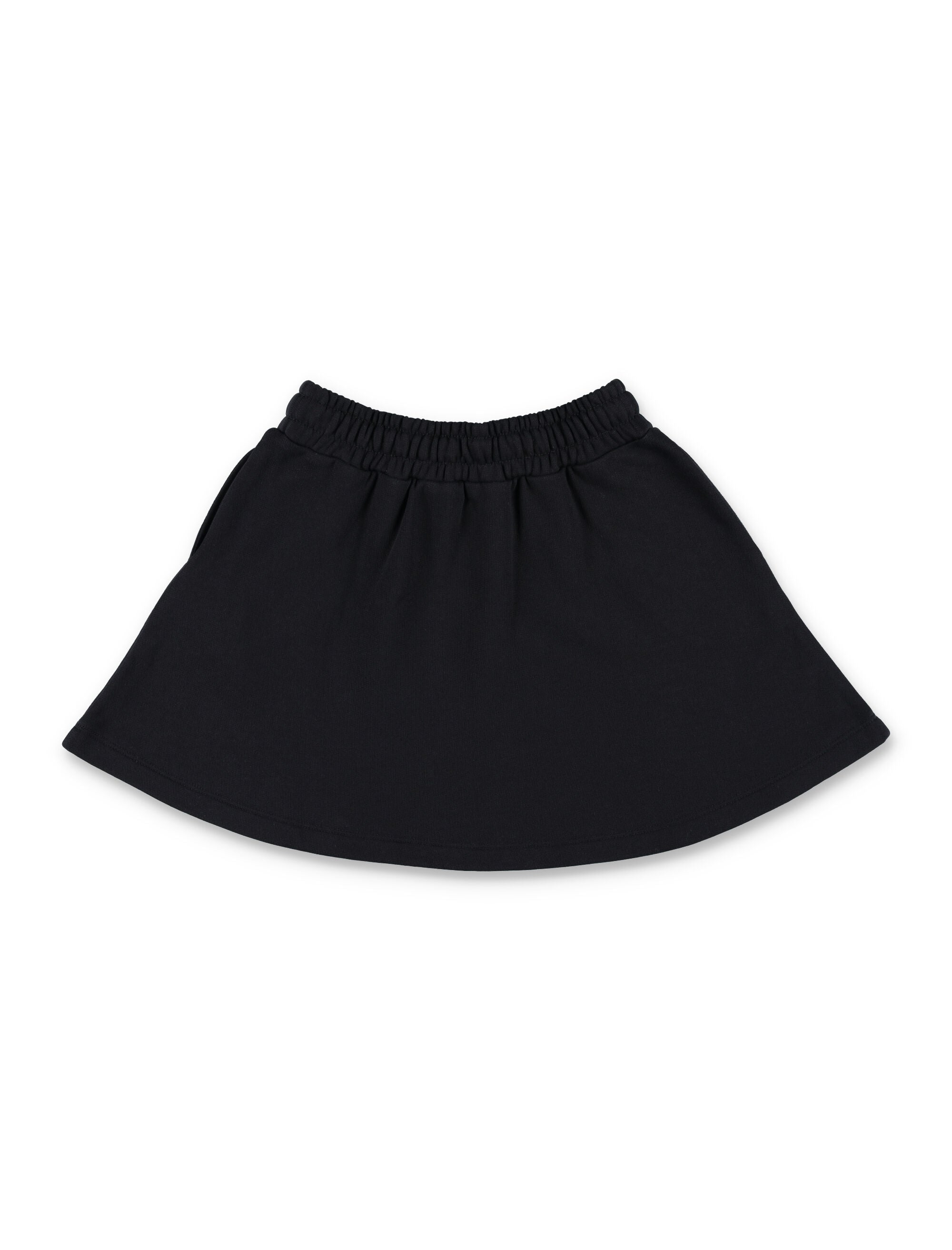 Kid - Mini sweatskirt Black Cotton Skirt