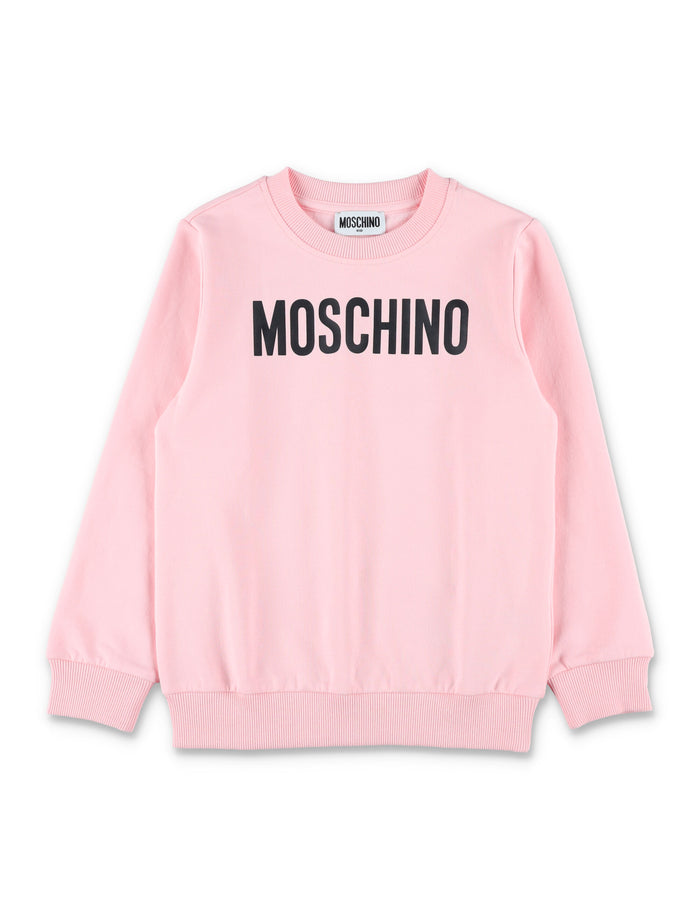 Kid - Cotton Logo Sweatshirt Pink Cotone