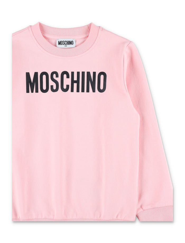 Kid - Cotton Logo Sweatshirt Pink Cotone