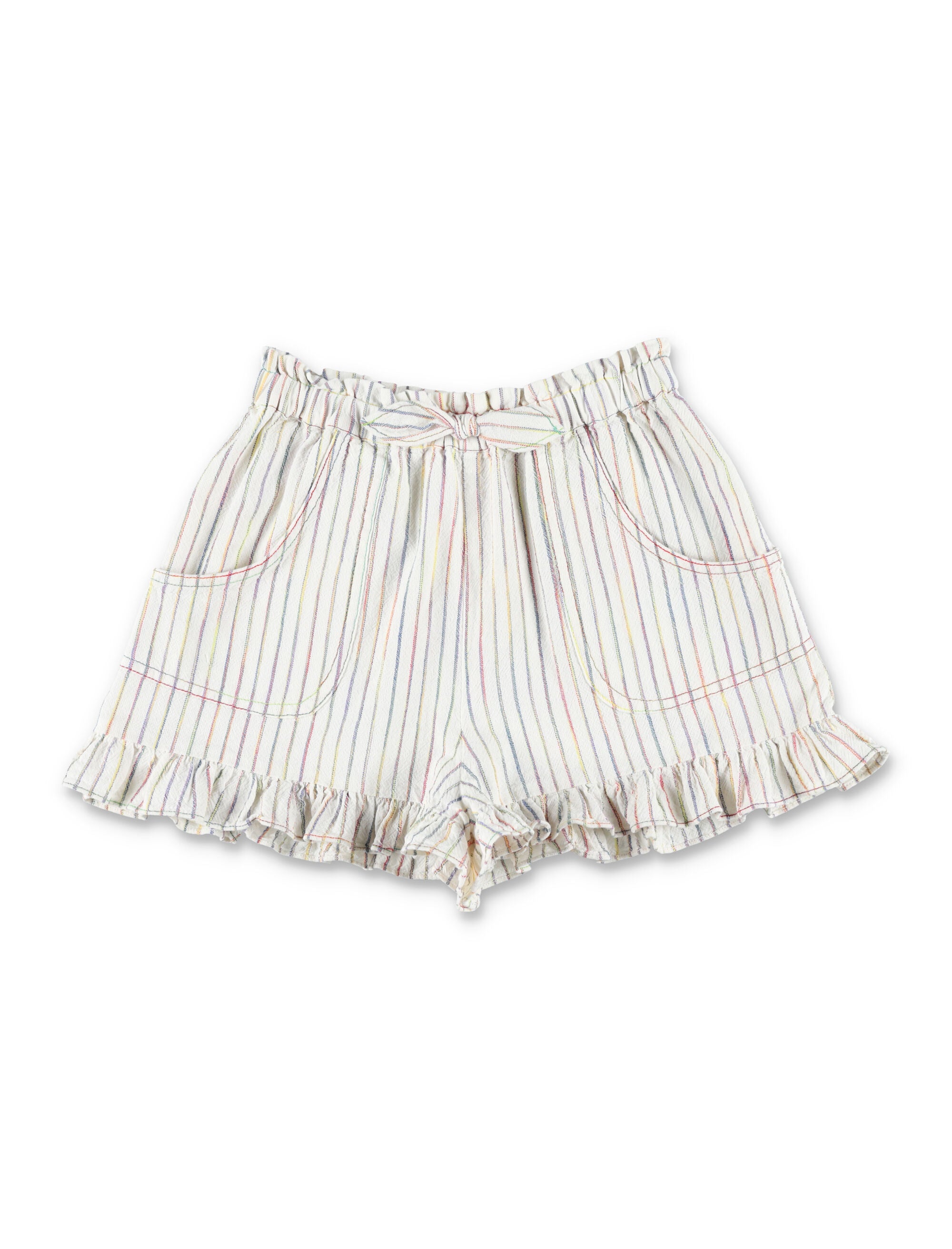 Rhiannon striped short Rainbow Stripe Cotton