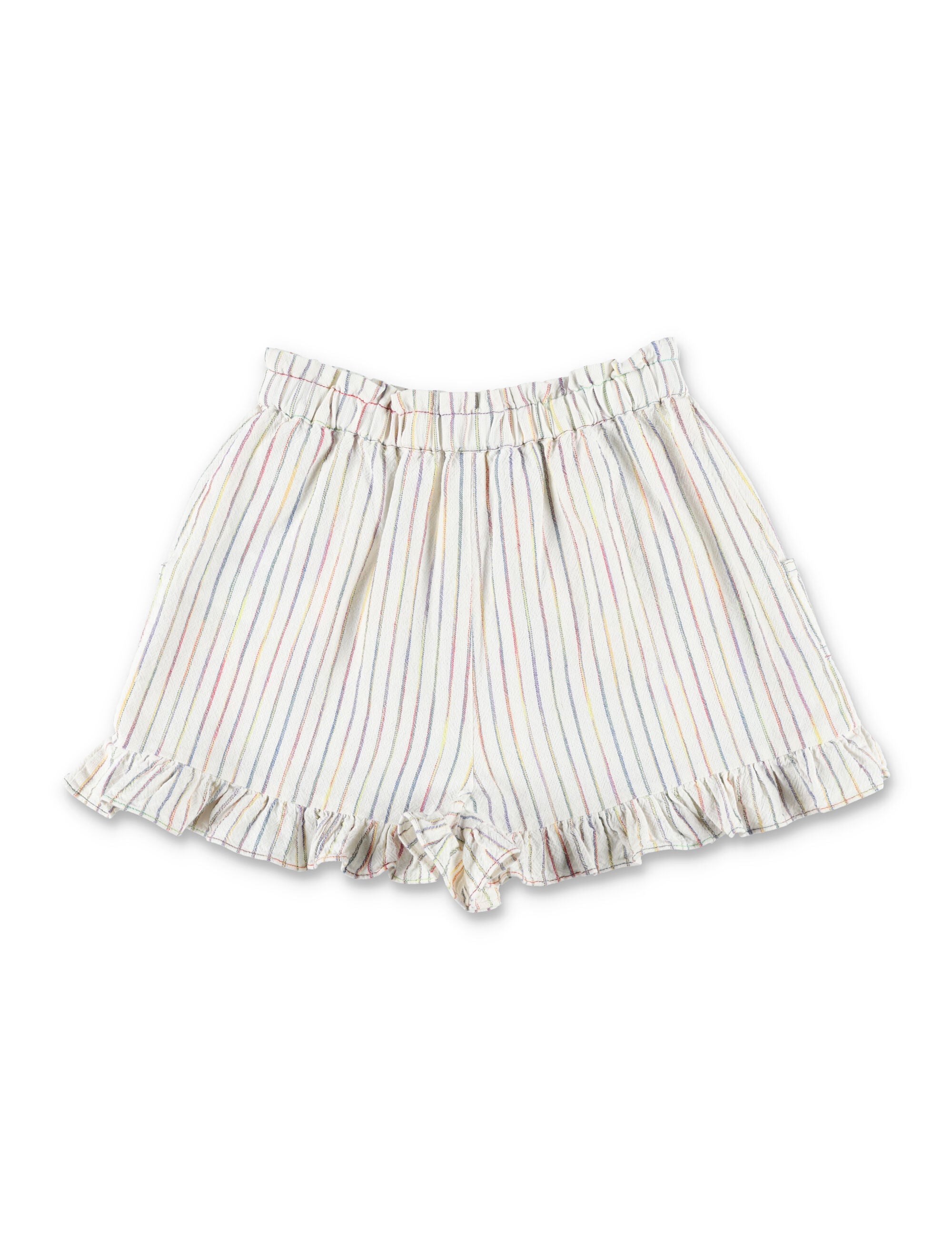 Rhiannon striped short Rainbow Stripe Cotton