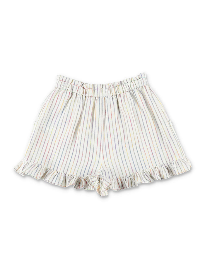 Rhiannon striped short Rainbow Stripe Cotton