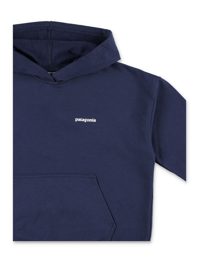Patagonia Kids Cotton Hoody Sweatshirt Navy