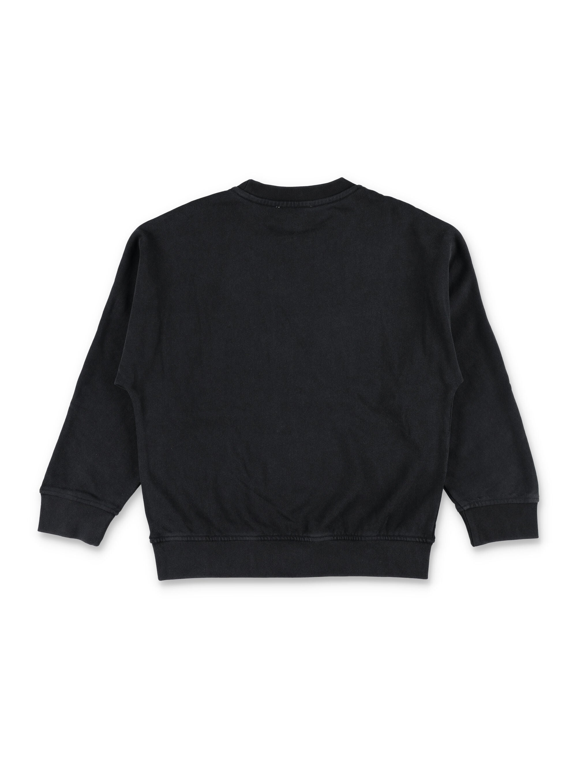 Stella McCartney Kids Black Logo Pocket Sweatshirt Cotton