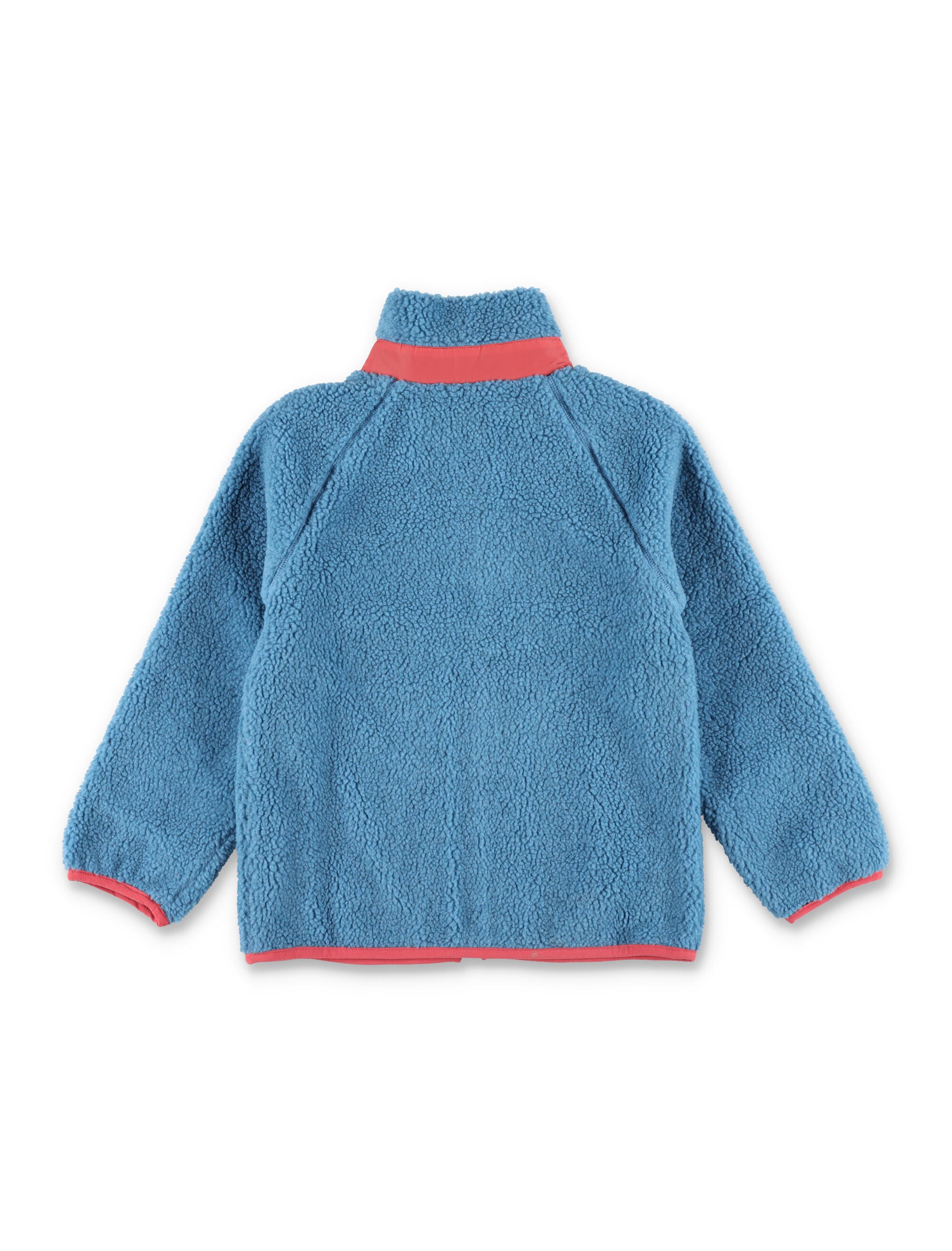 Stella McCartney Kids Monster patch Fleece Jacket Blue Polyester
