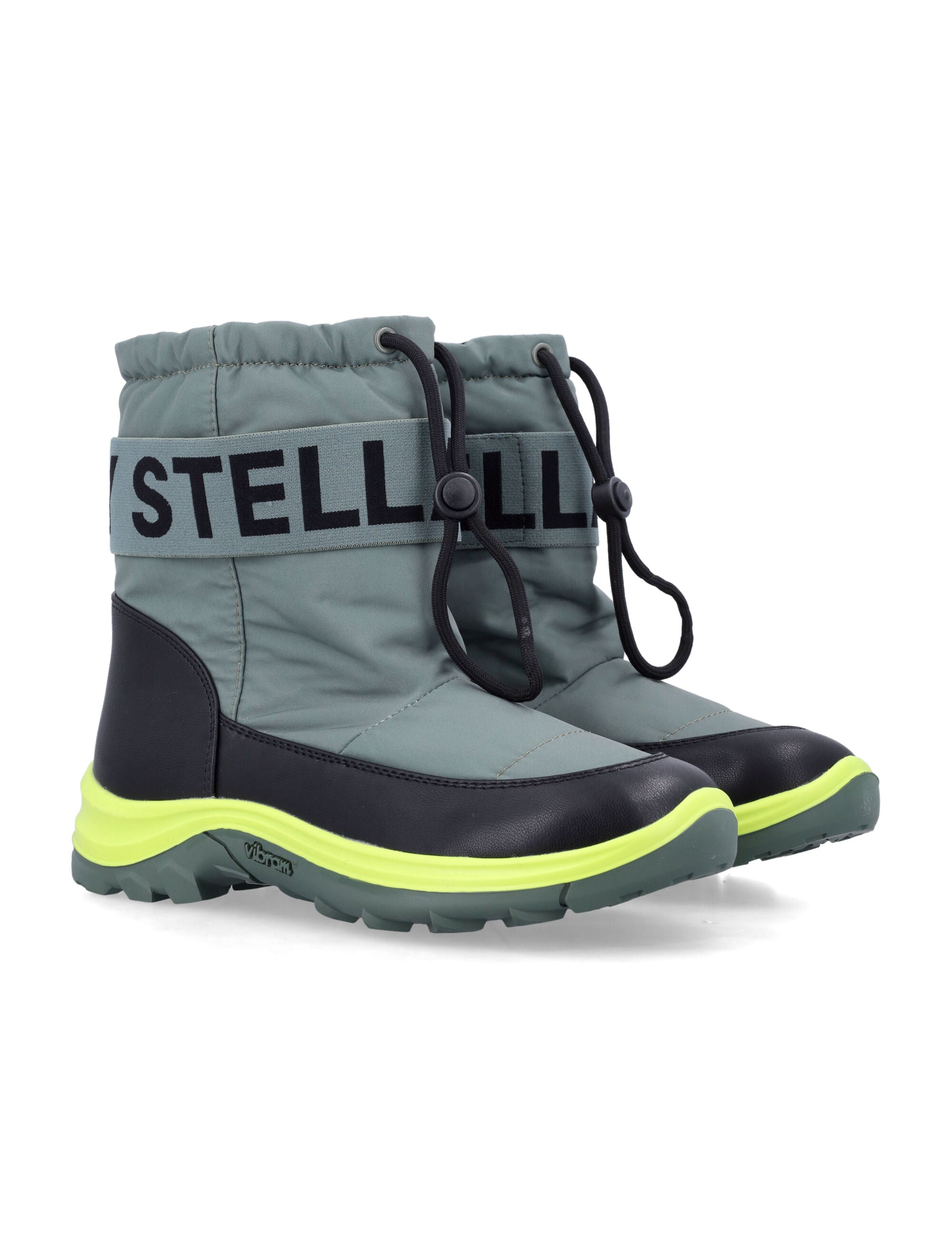Stella McCartney Kids Green Snow Boots Polyamide