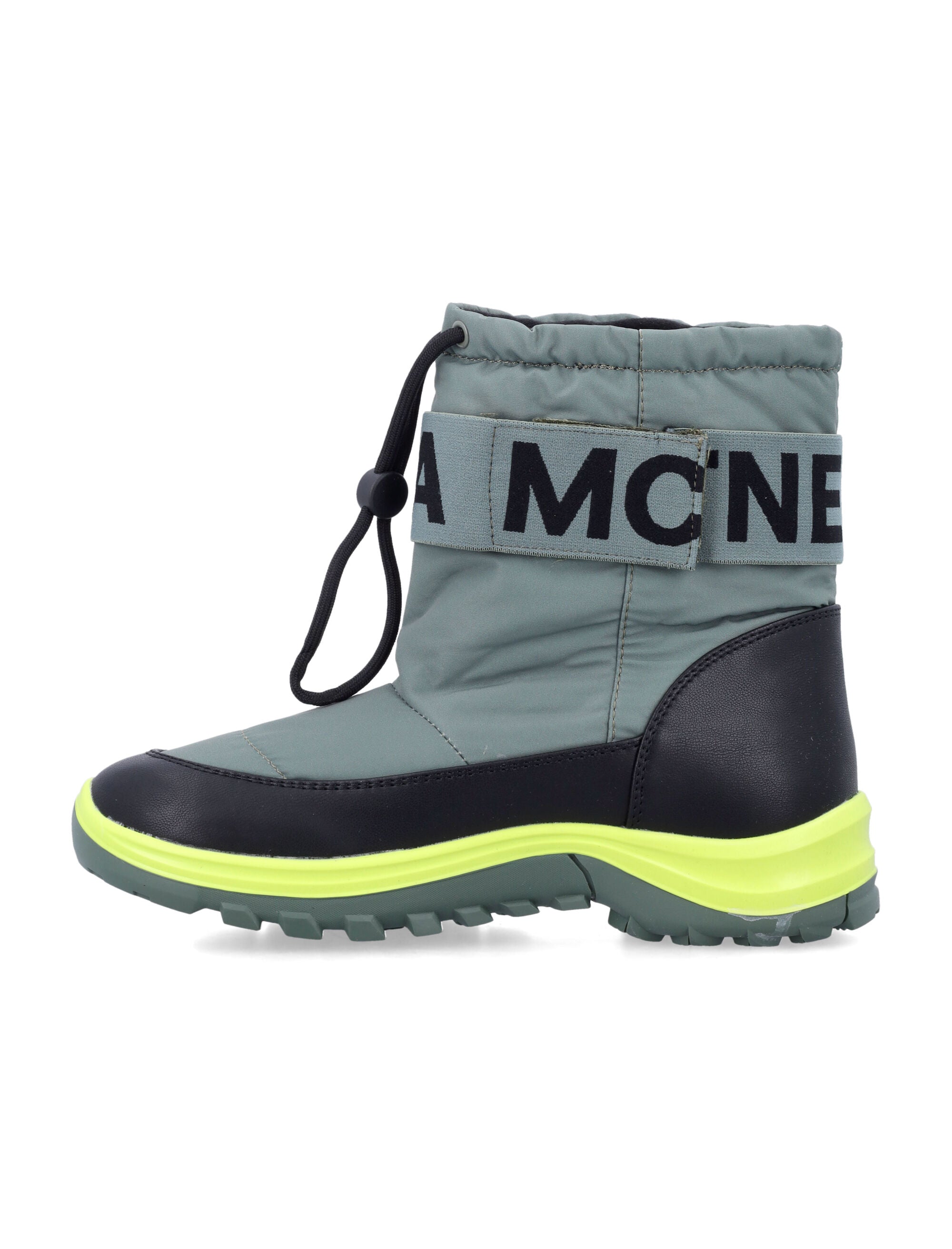 Stella McCartney Kids Green Snow Boots Polyamide