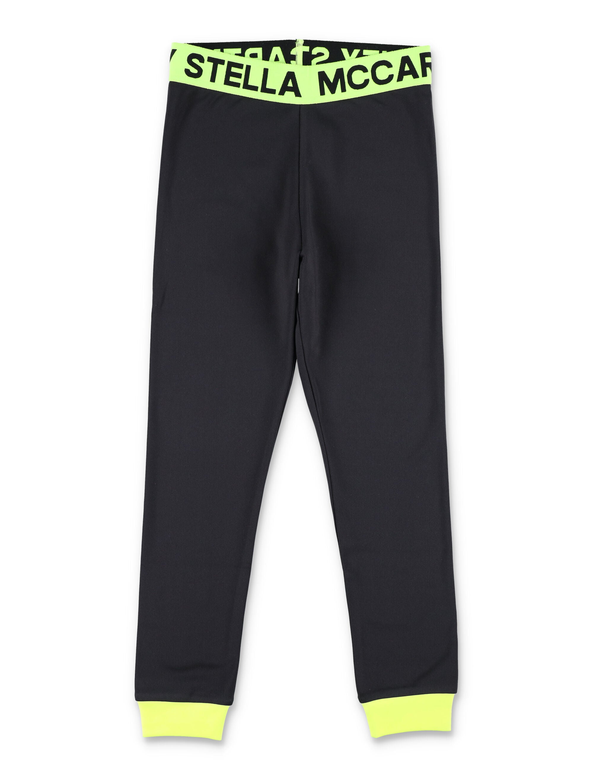 Stella McCartney Kids black ski set with neon details Polyester Wear