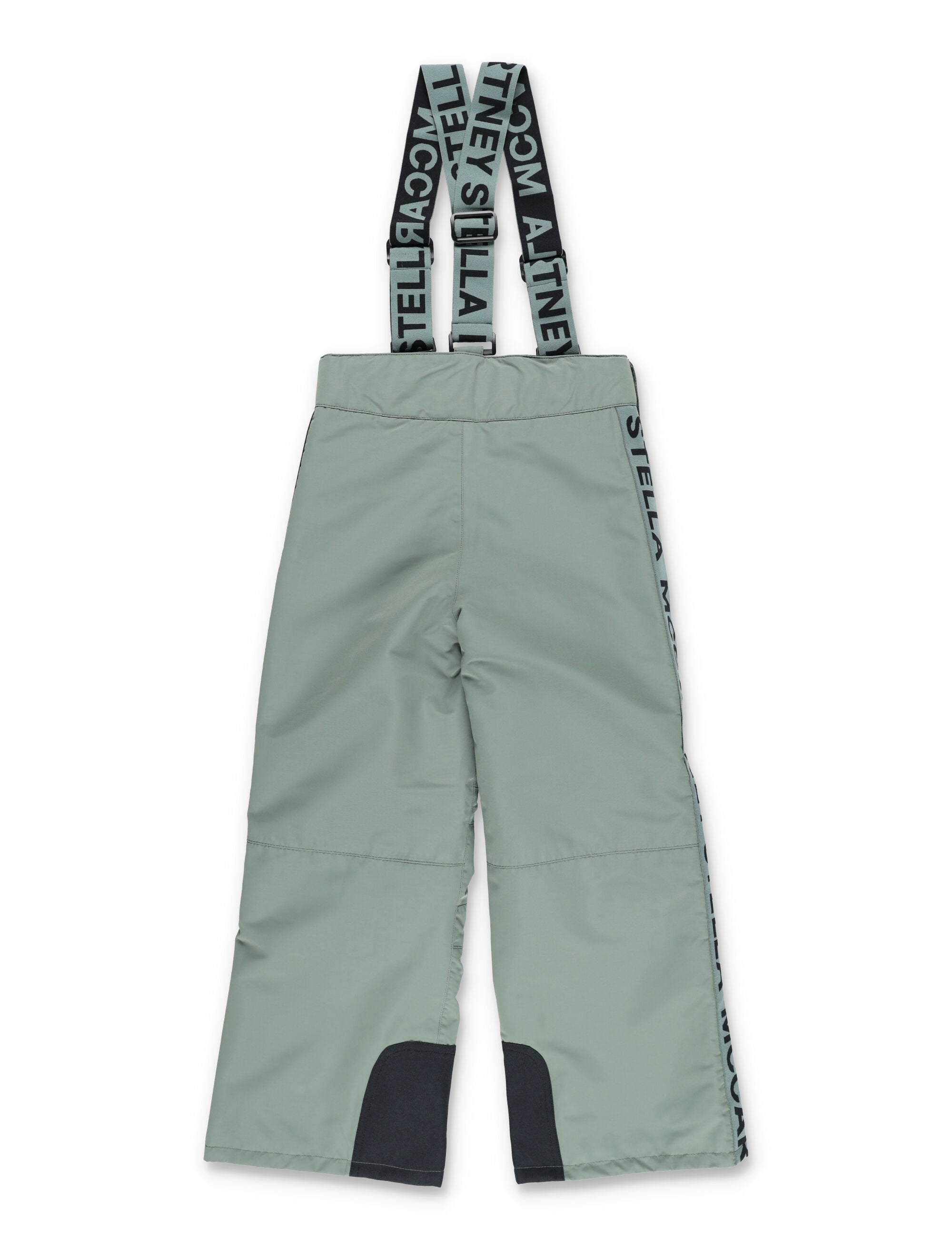 Stella McCartney Kids Logo Tape Ski Salopettes Green Polyester Wear