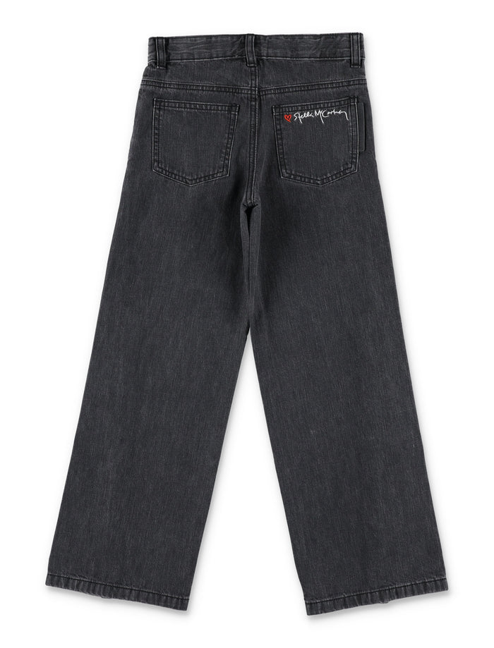 Kid - Buttoned jeans Black Cotton