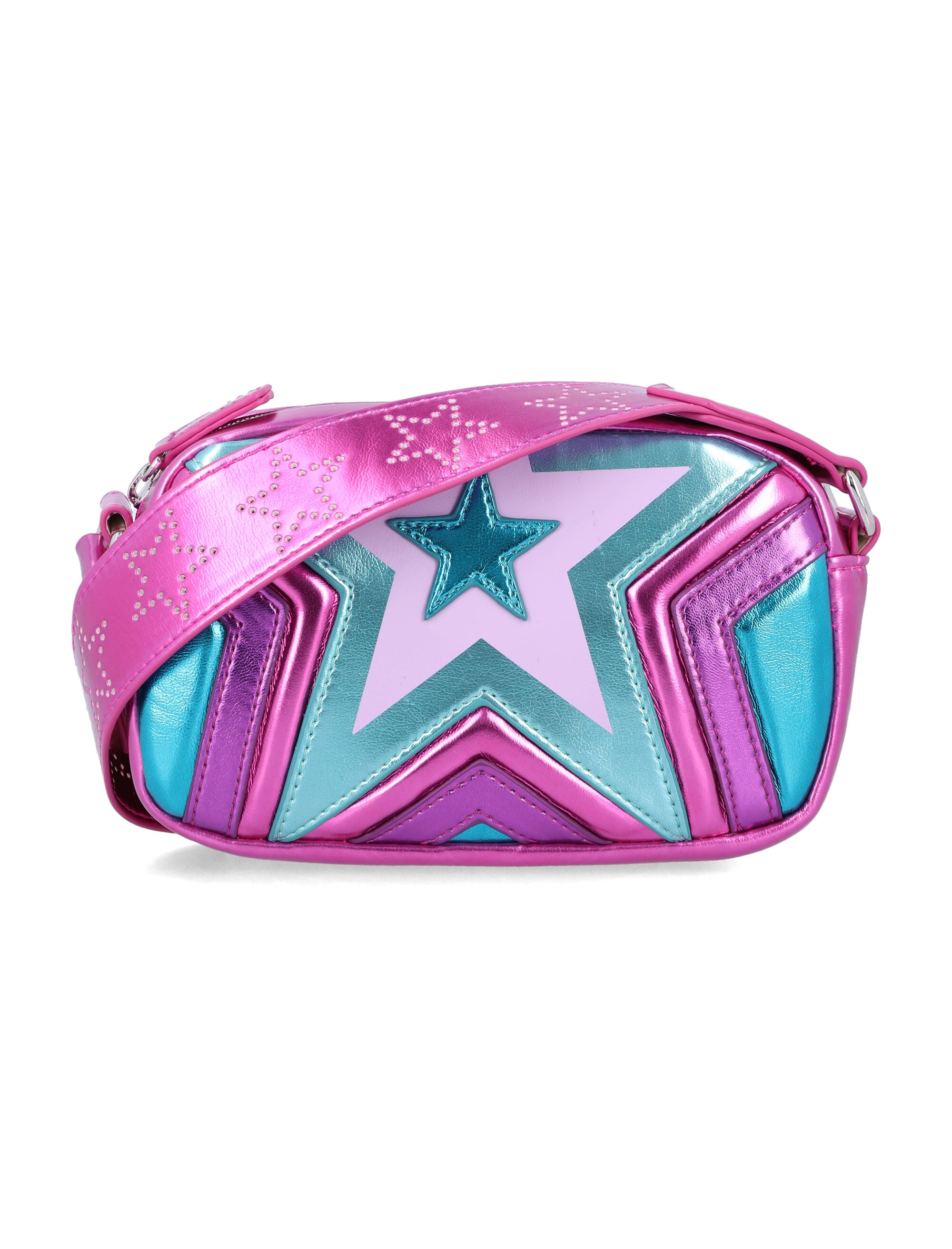 Stella McCartney Kids Metallic Star Bag Multi Polyester Shoulder