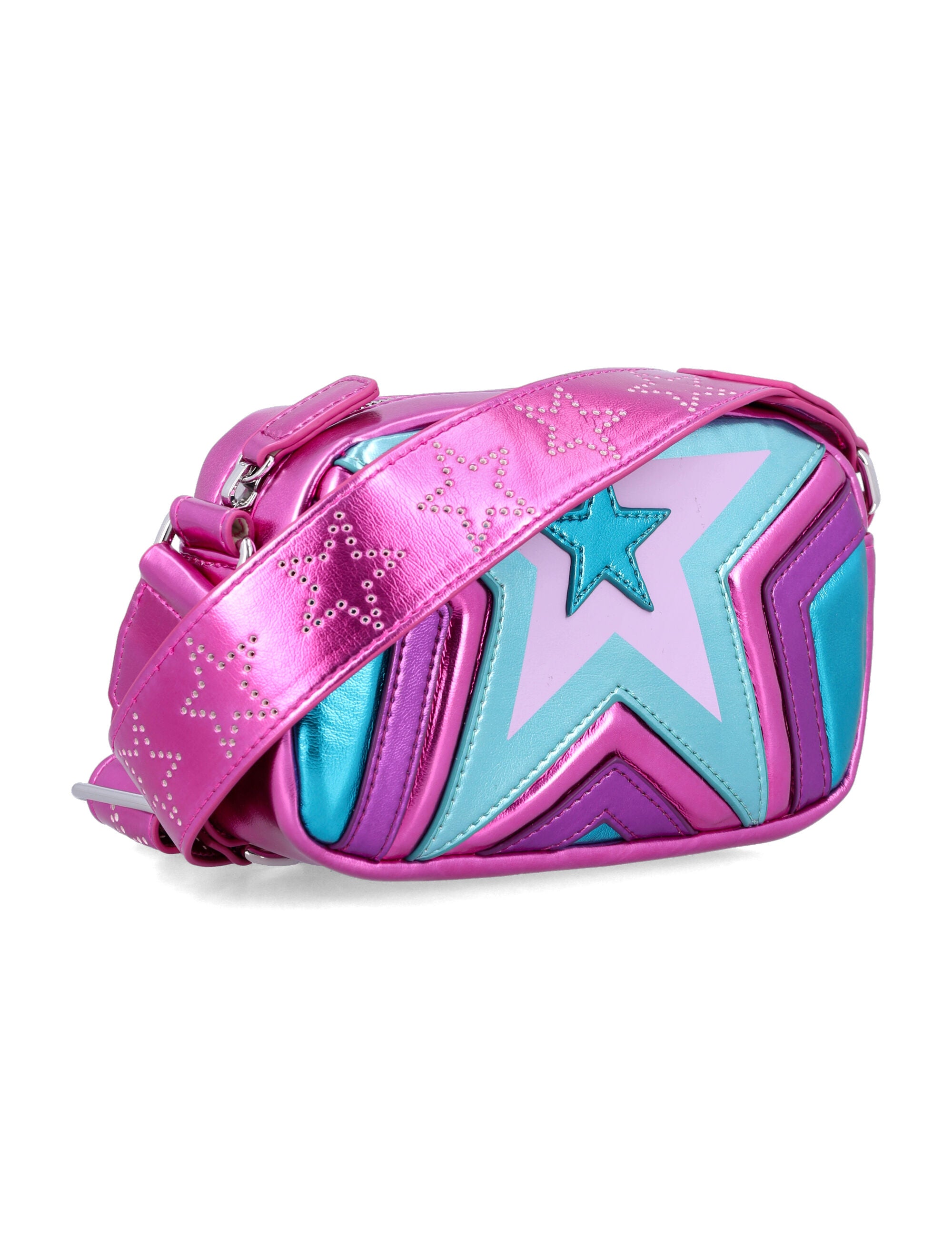 Stella McCartney Kids Metallic Star Bag Multi Polyester Shoulder