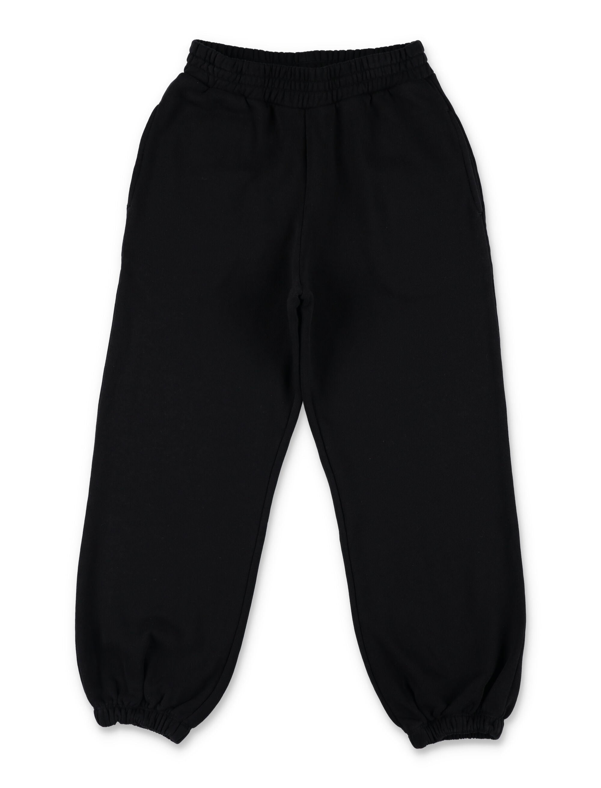 Kid - Heart logo jogging Black Cotton Sweatpants