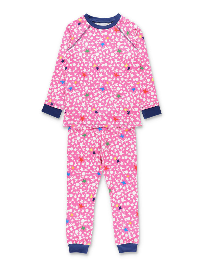 Stella McCartney Kids pink star-print ski set Polyester Wear