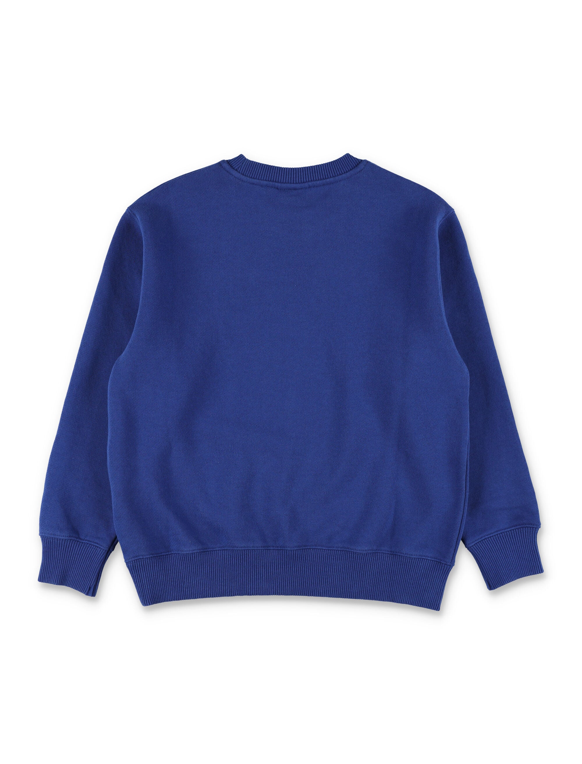 Off-White Kids blue cotton sweatshirt with printed logo Bluette