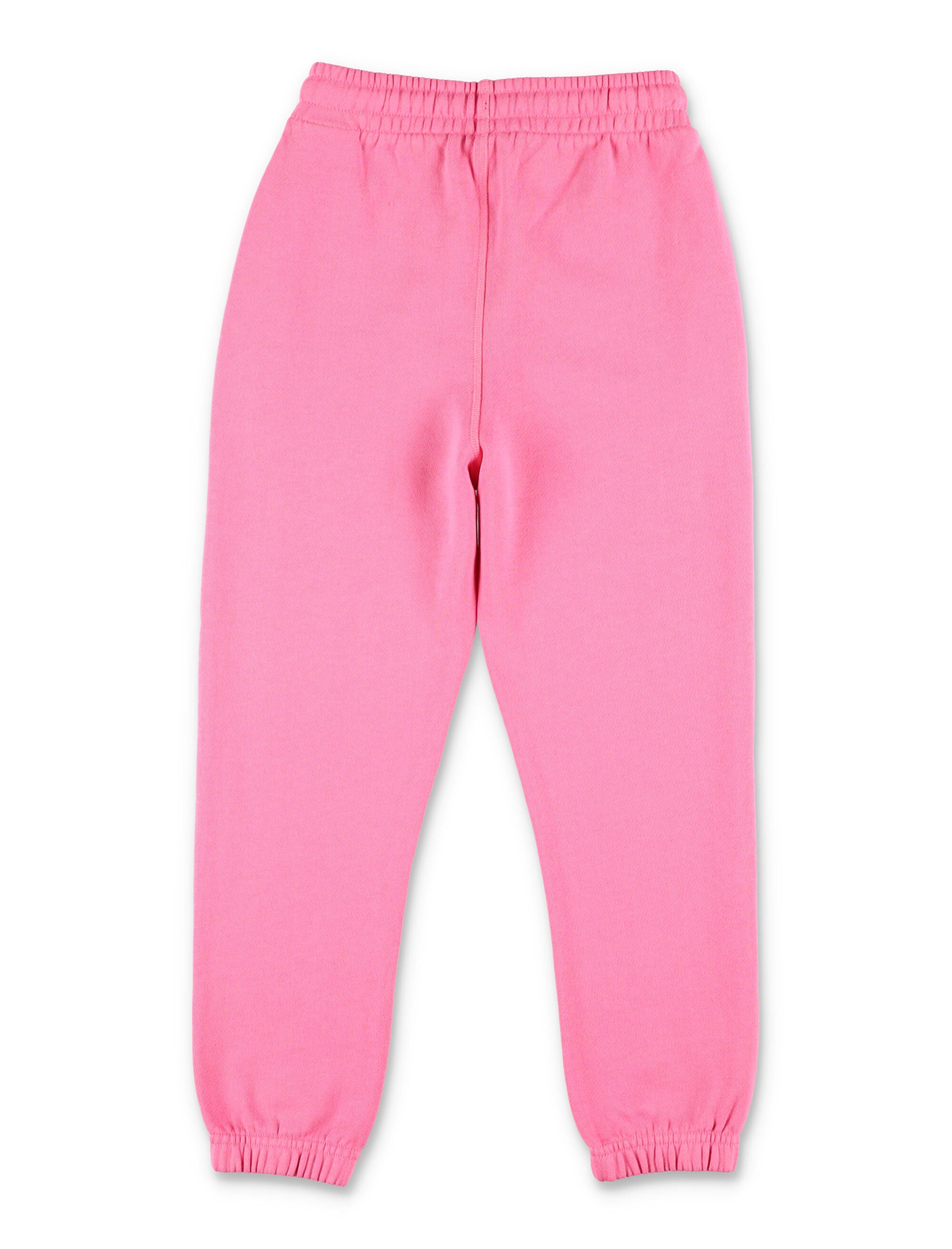 Off-White Kids Logo Jogging Pants in Pink Fuxia Ccotton