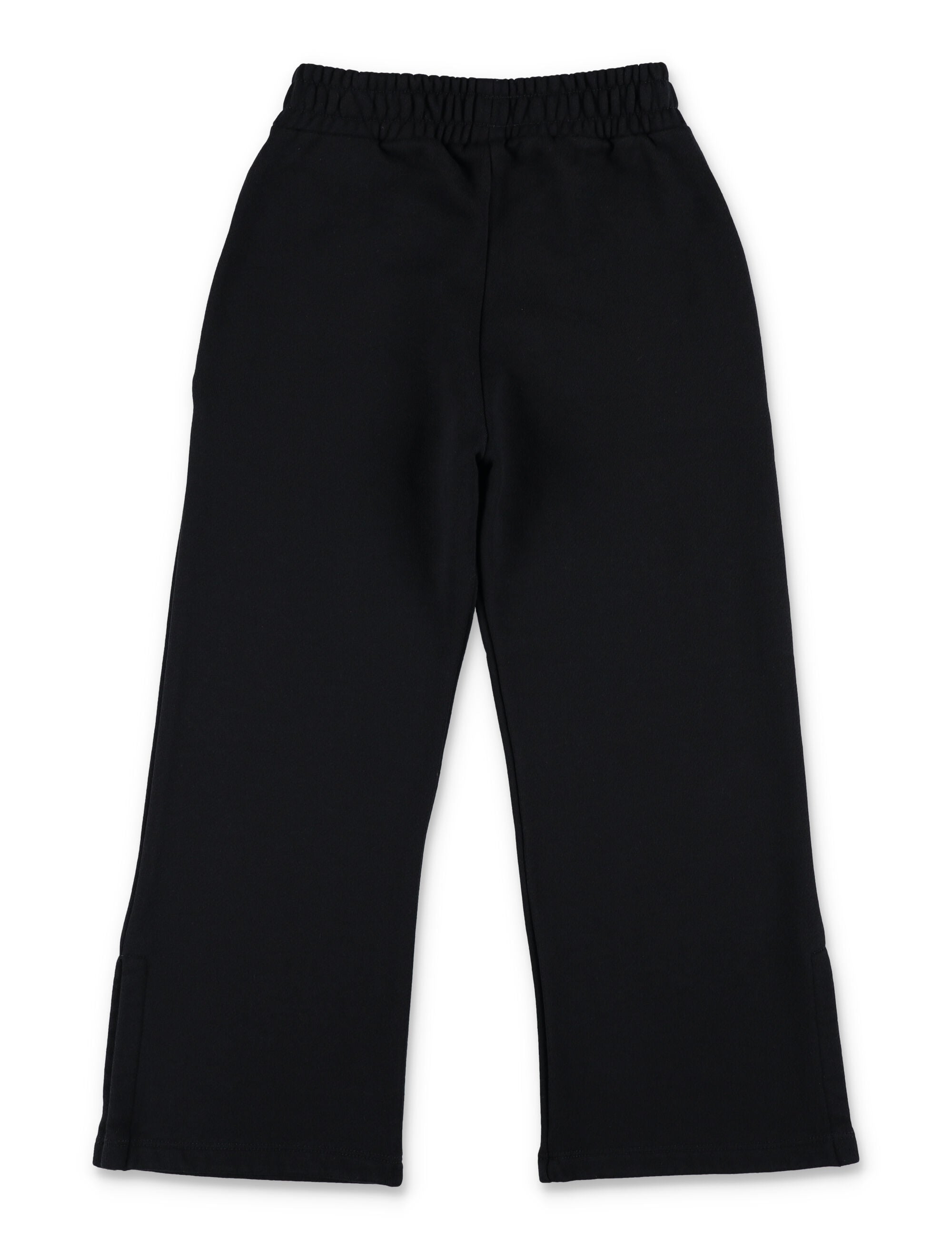 Off-White Kids Black Wide Jogging Pants Cotton