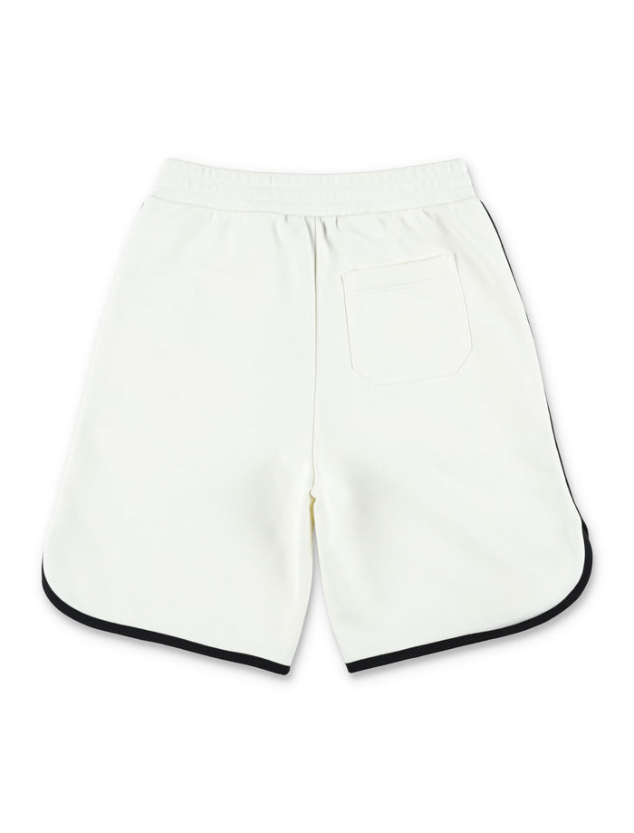 Kid - Contrast trim shorts Heritage White/black Cotton
