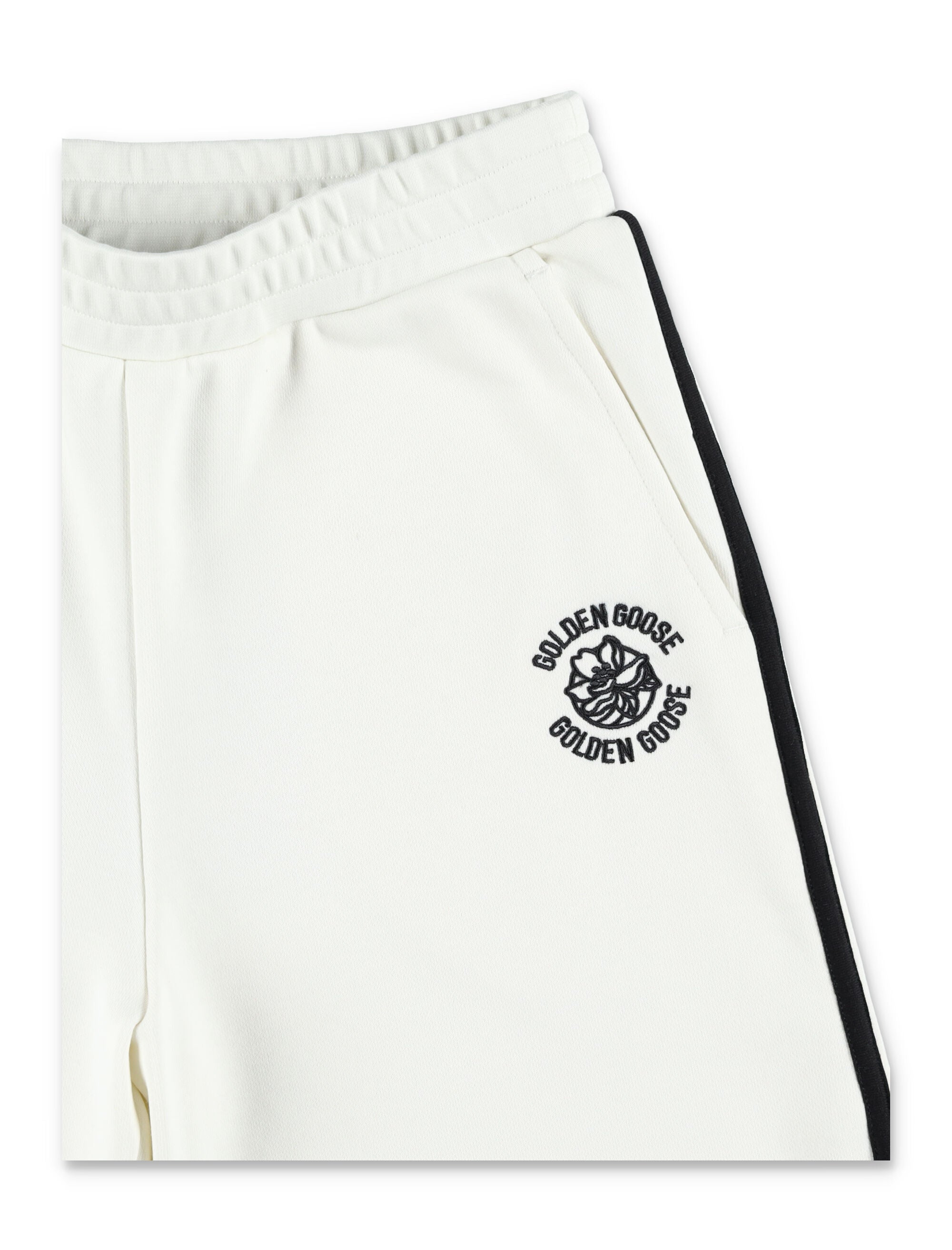 Kid - Contrast trim shorts Heritage White/black Cotton