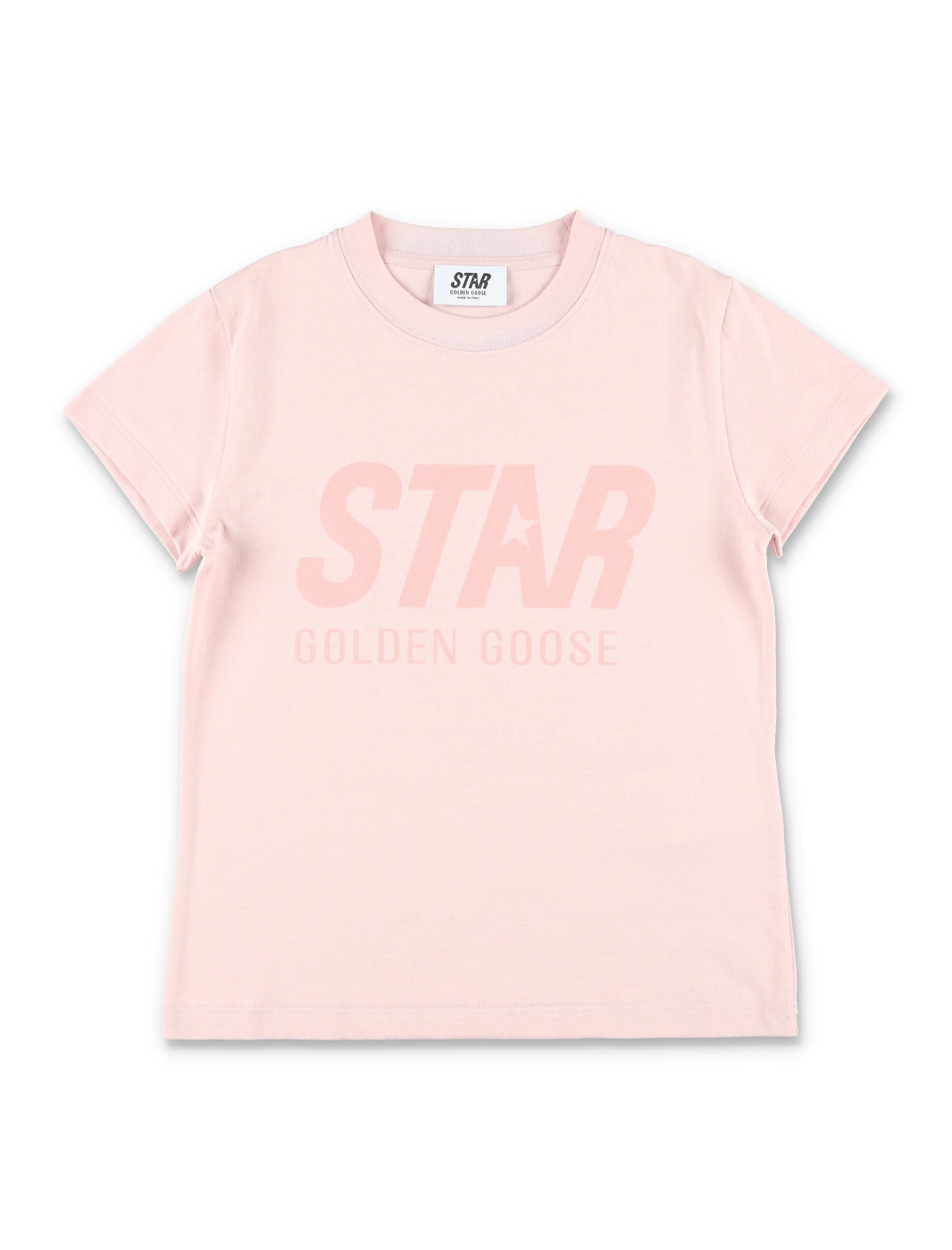 Kid - Logo t-shirt Sepia Rose Cotton