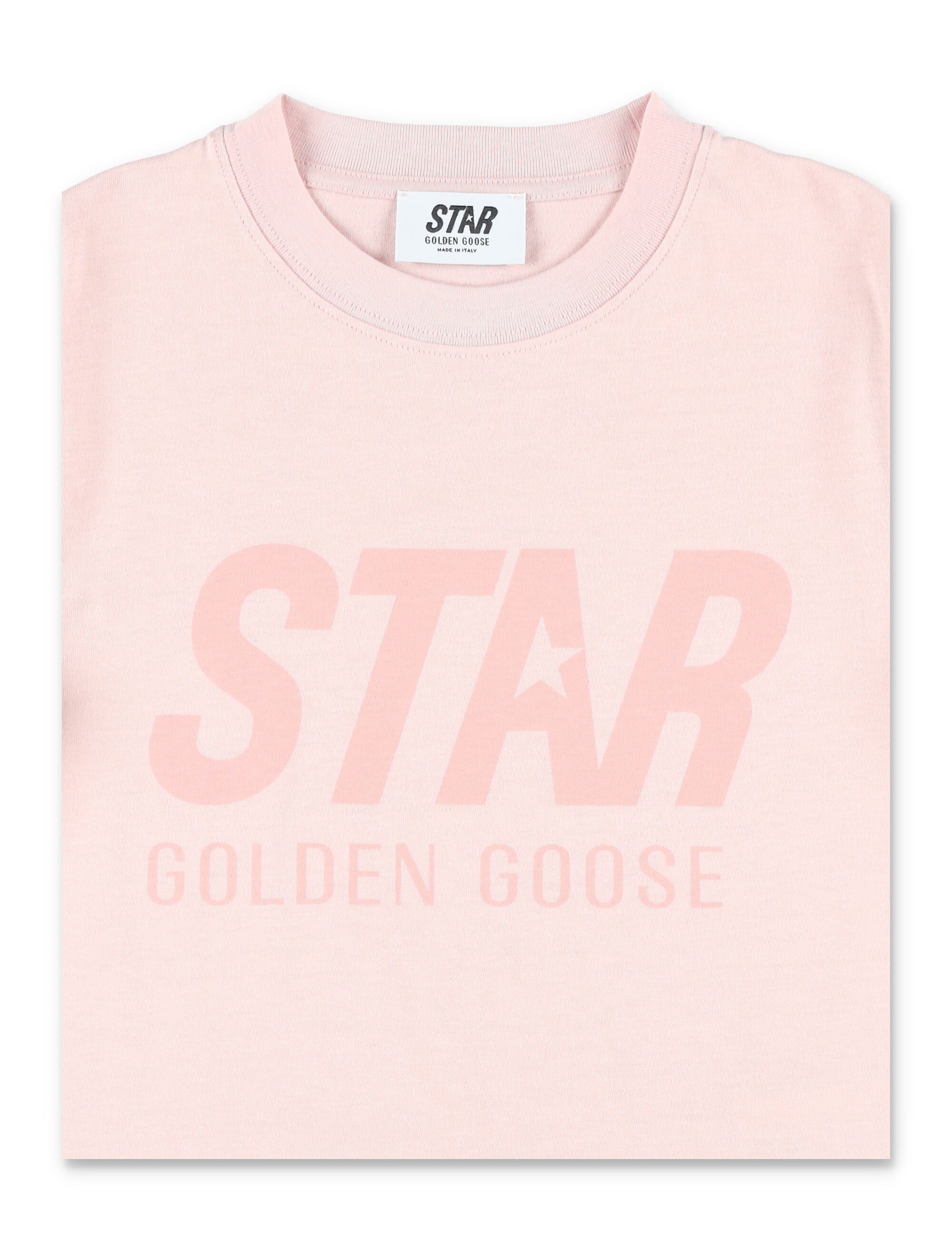 Kid - Logo t-shirt Sepia Rose Cotton