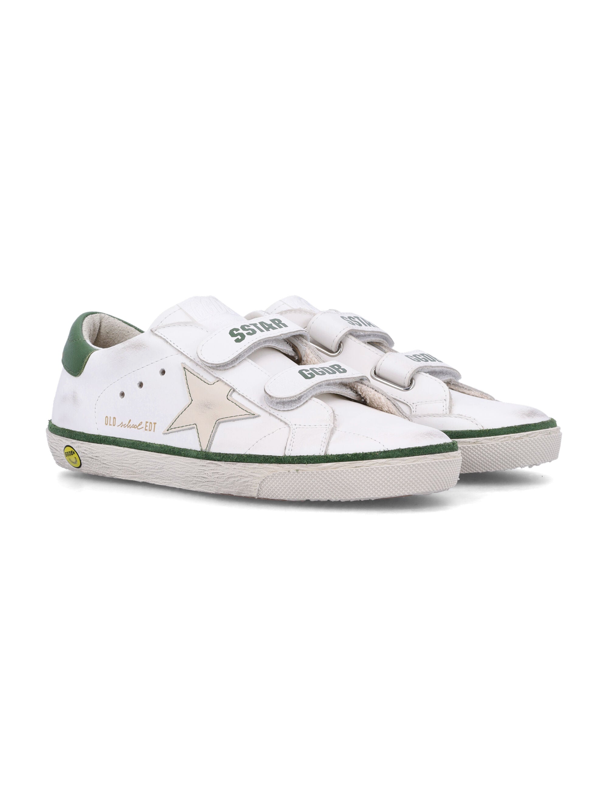 Kid - Old School sneakers White/cream/green Cow Leather Lining