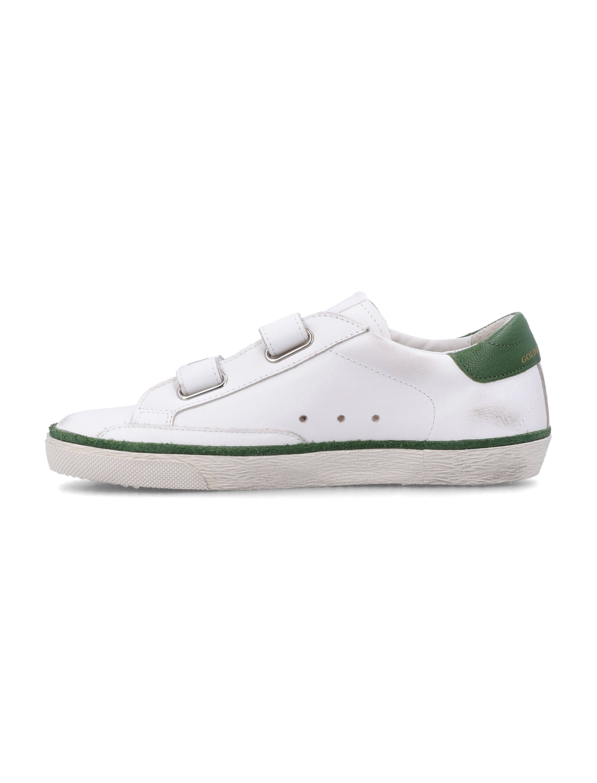 Kid - Old School sneakers White/cream/green Cow Leather Lining