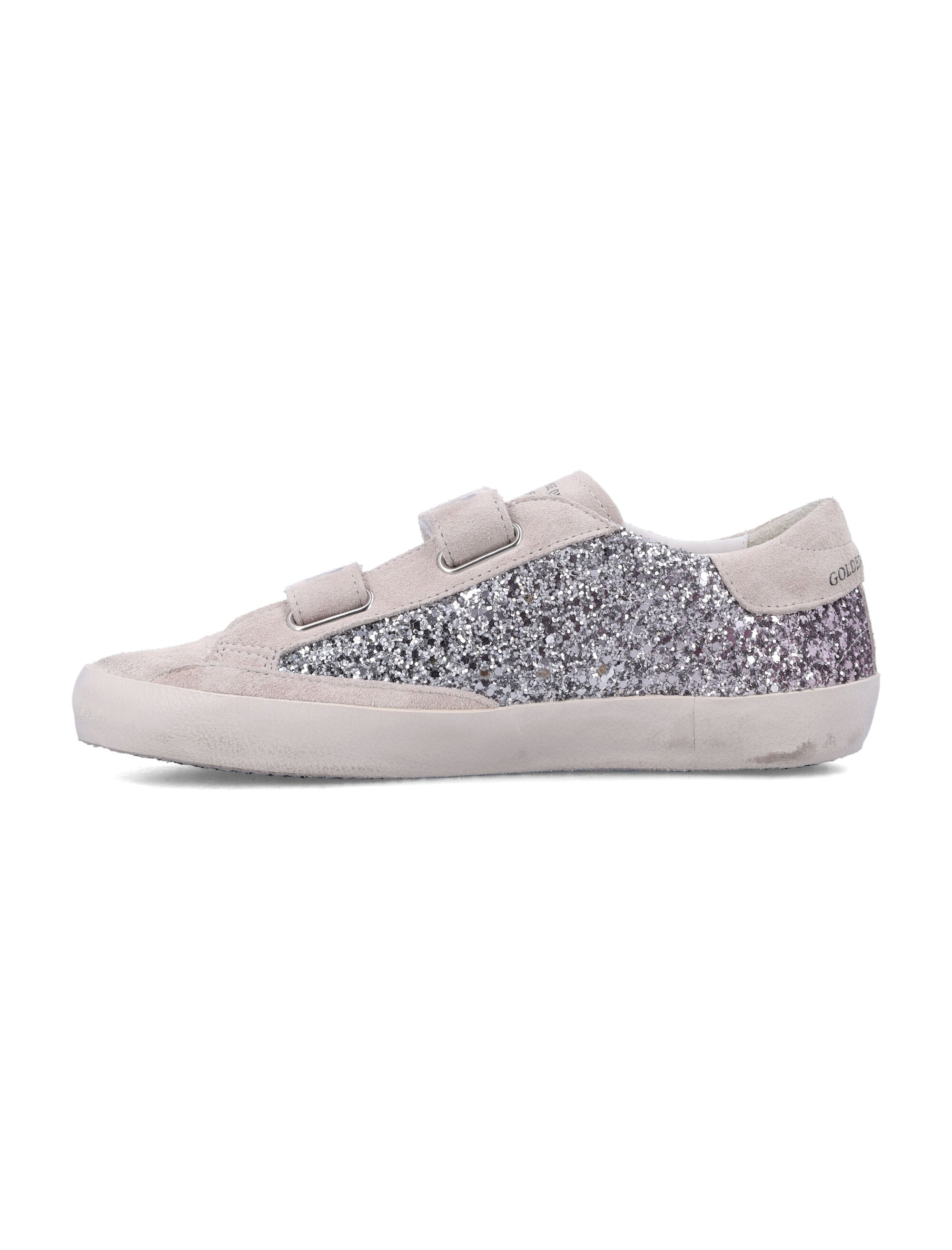 Kid - Old School sneakers Silver/pink/white/gray Cow Leather