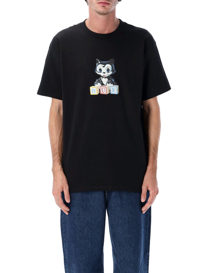 HUF Blocks Graphic T-Shirt Black Cotton