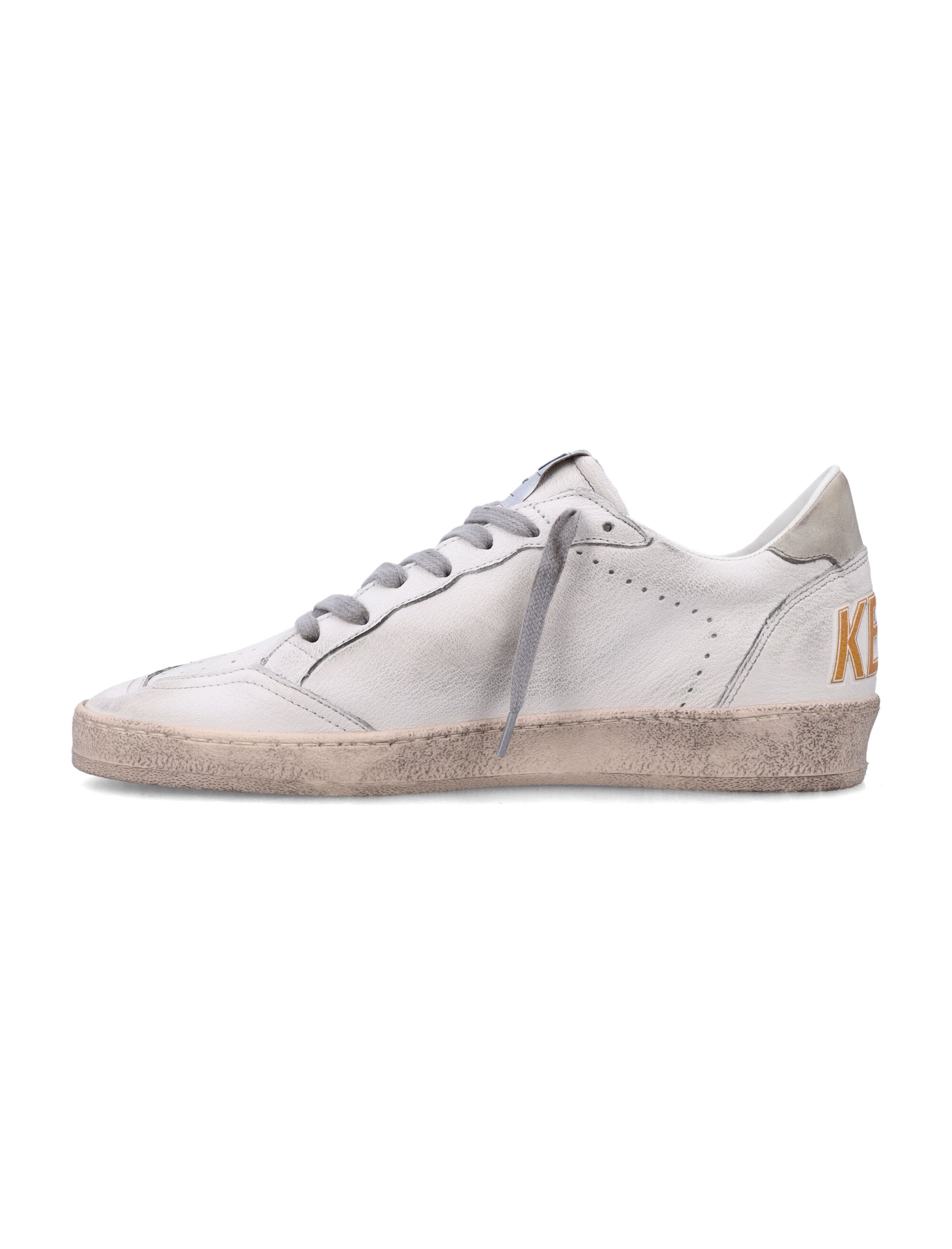 Ball Star White Blue Ice Goat Leather Sneaker