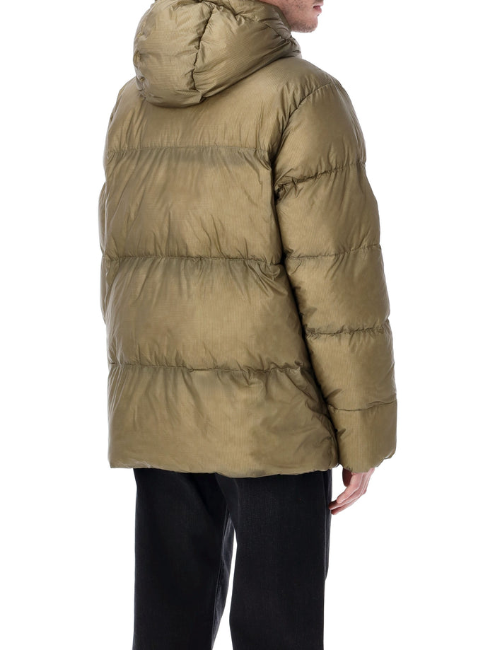 Pyrenex Shift hooded ripstop down jacket Mermaid Polyamide Filling