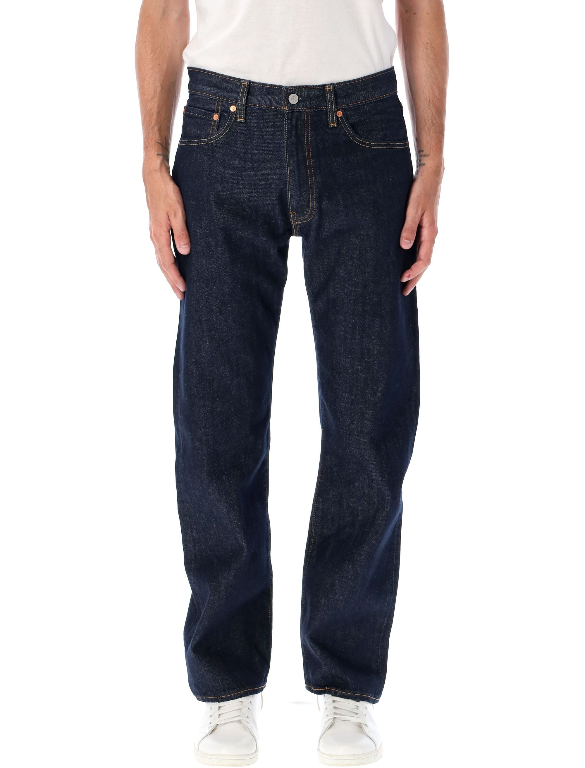 555 Relaxed straight jeans Blue Cotton